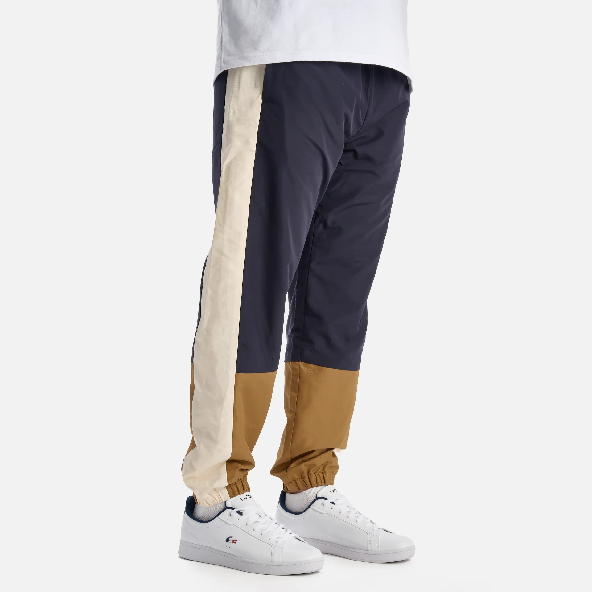 Lacoste Water Repellent Recycled Fiber Track Pants Abysm/Cookie/Lapland