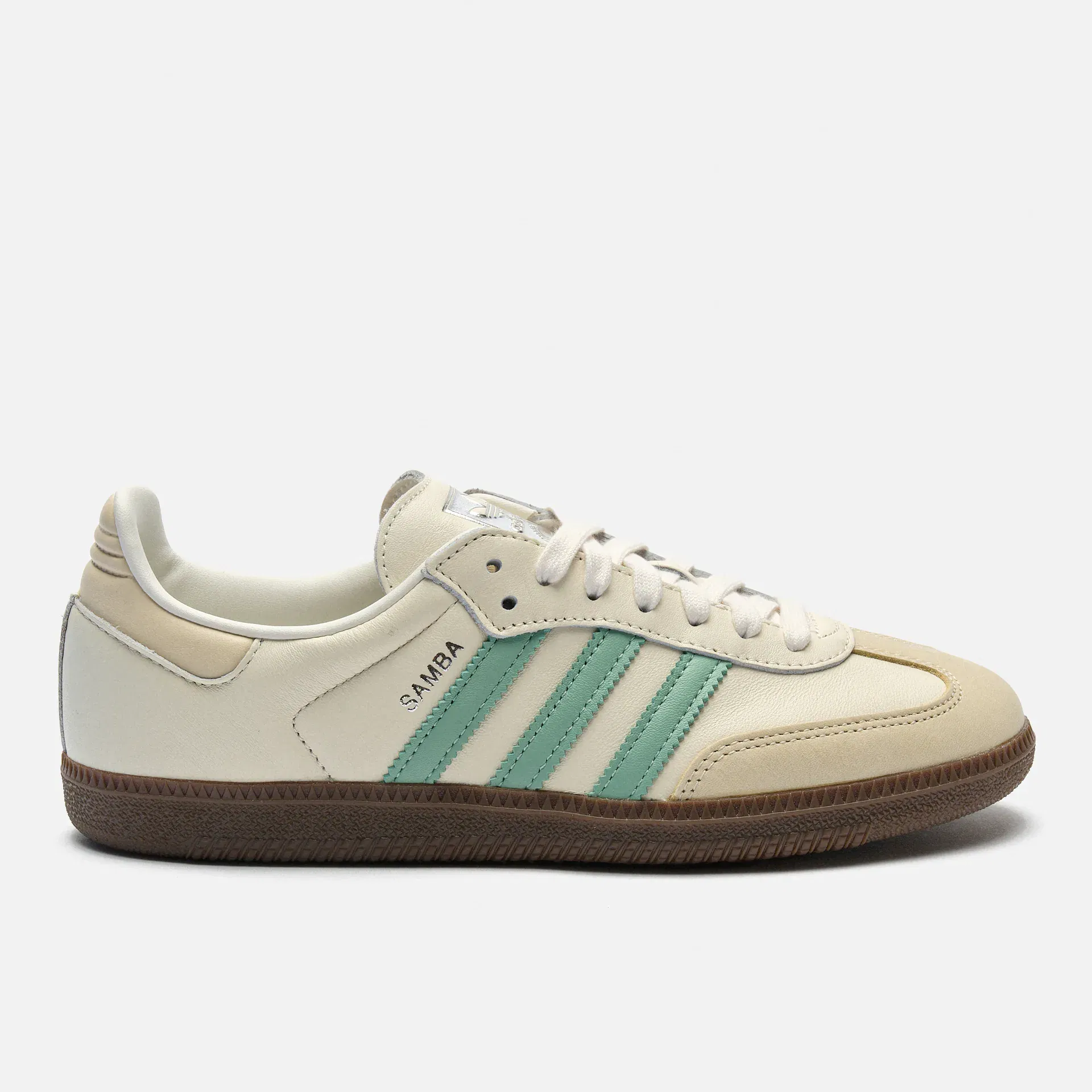 adidas Originals Samba Sneaker OG Cloud White/Hazy Green/Wonder White