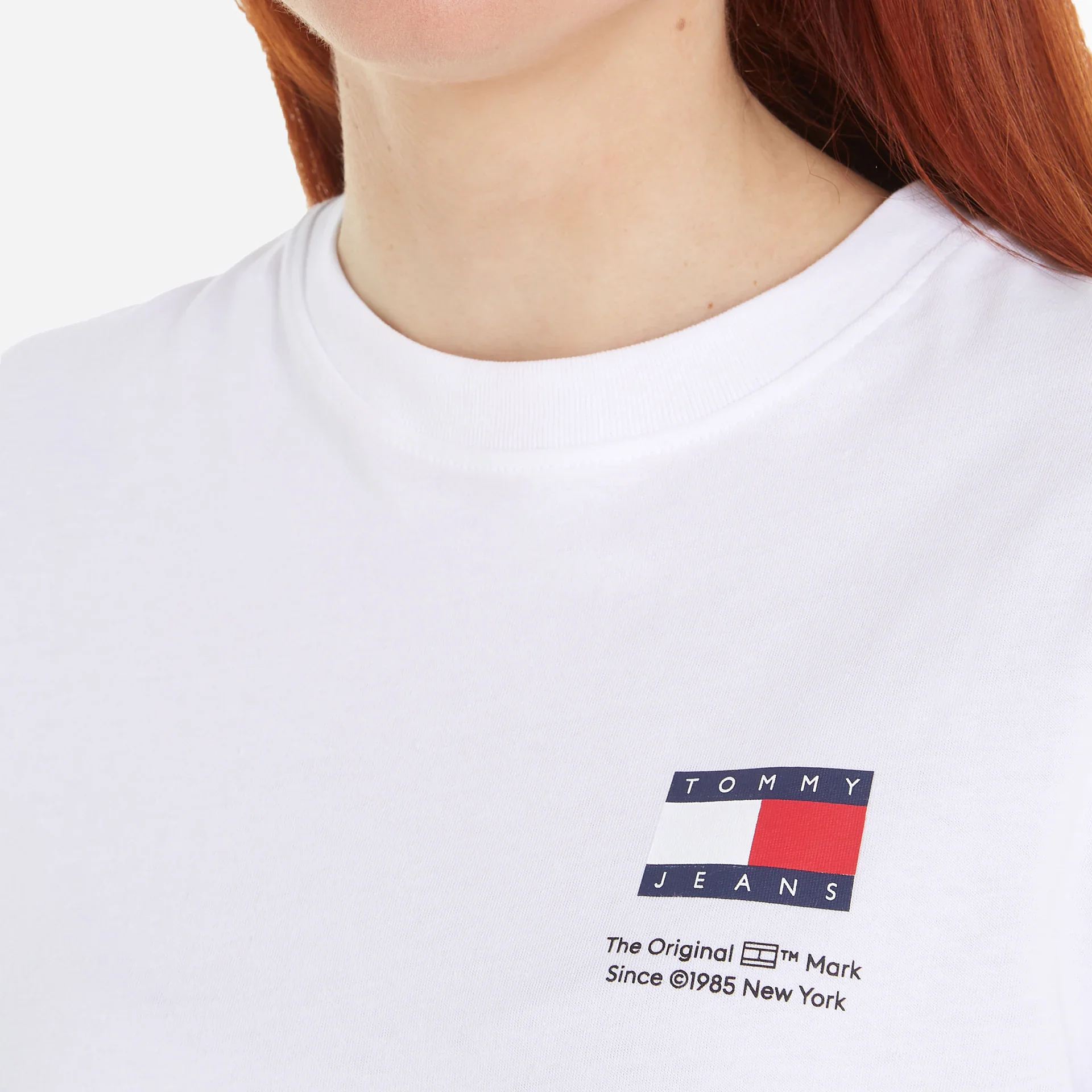 Tommy Jeans Boxy Graphic Flag T-Shirt White