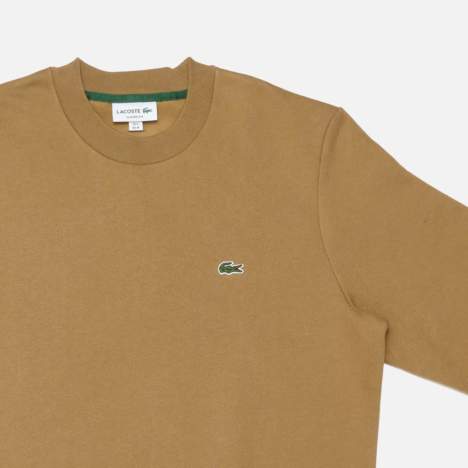 Lacoste Organic Brushed Cotton Pullover Cookie