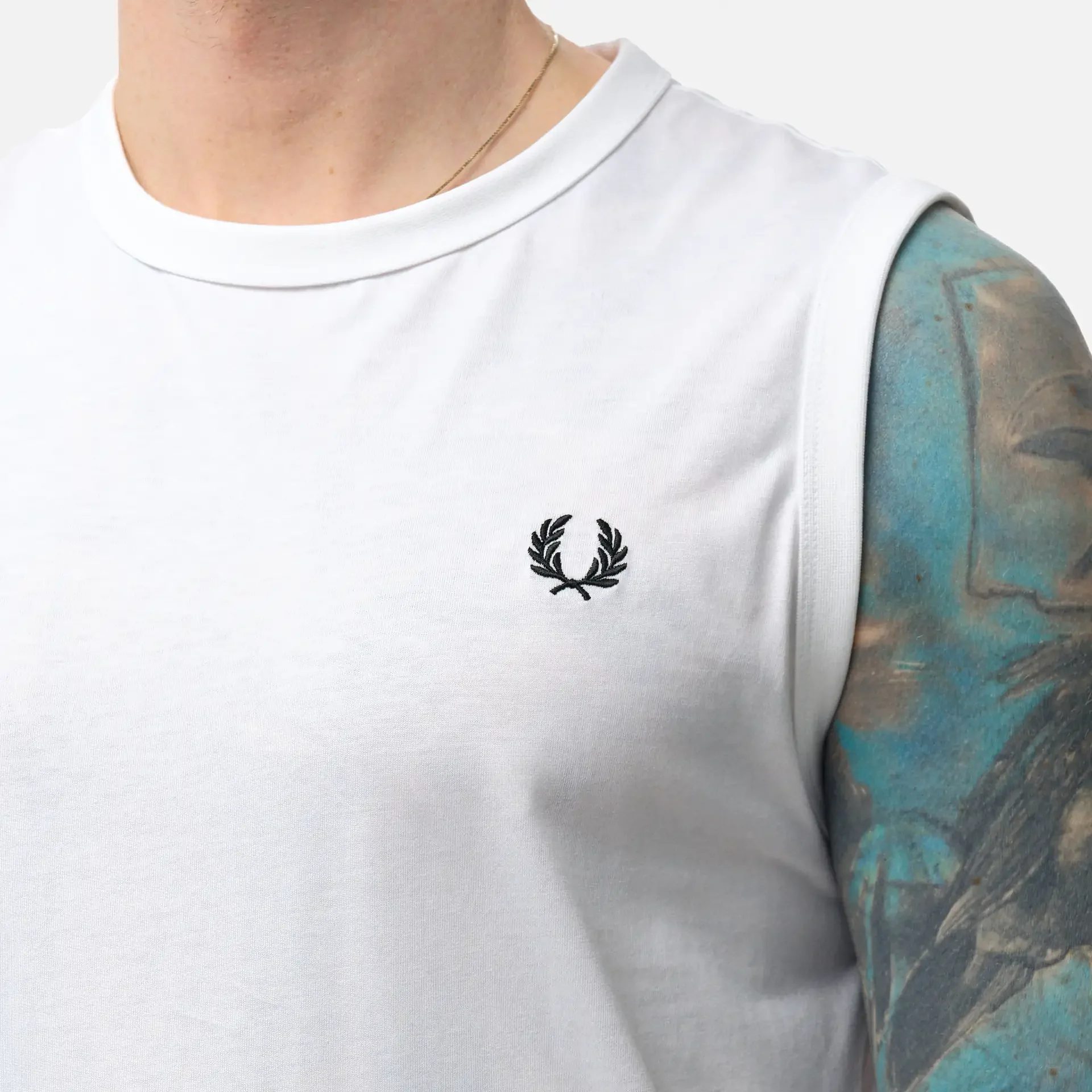 Fred Perry Tank Top White