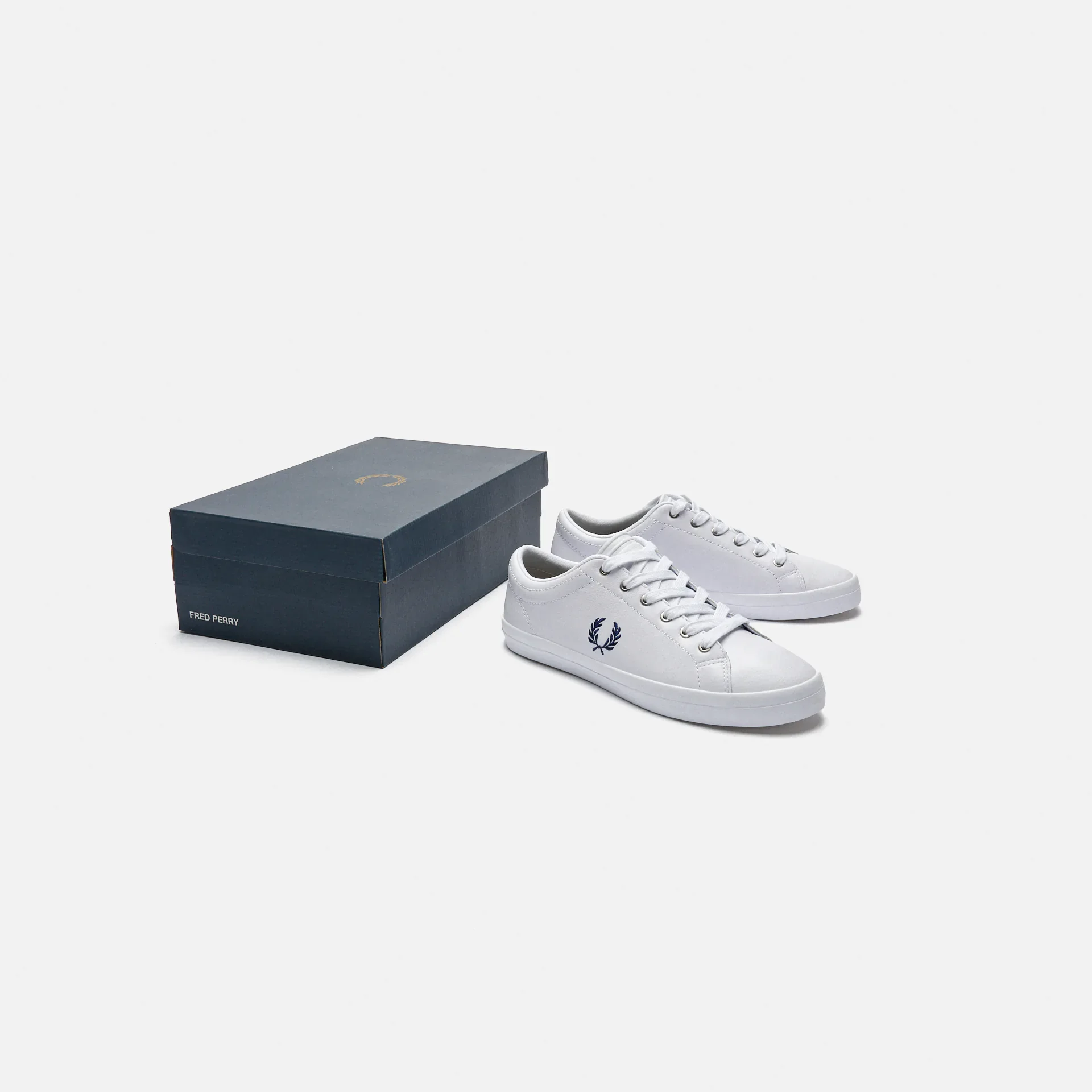Fred Perry Baseline Leather Sneaker White