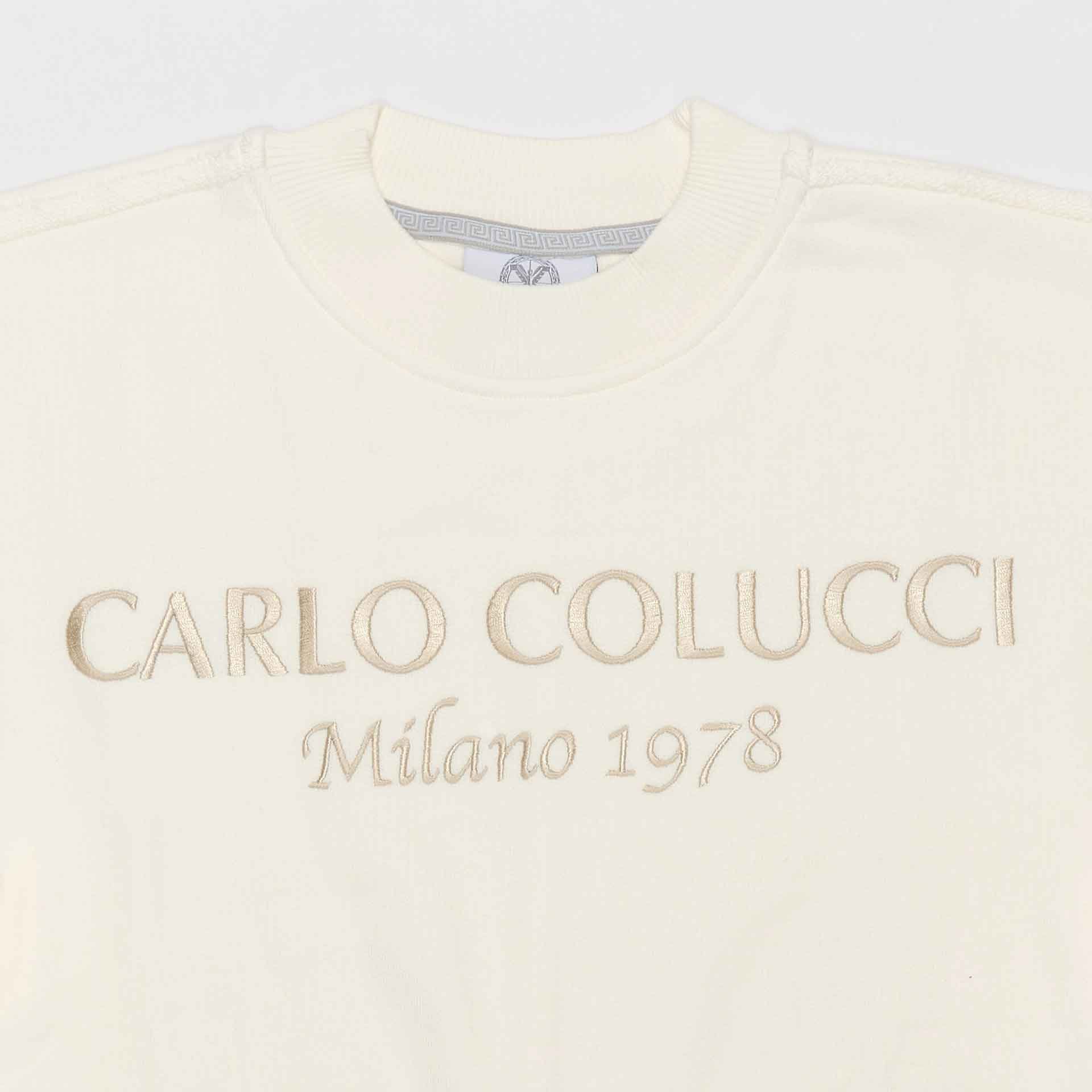 Carlo Colucci Oversize Sweatshirt Offwhite