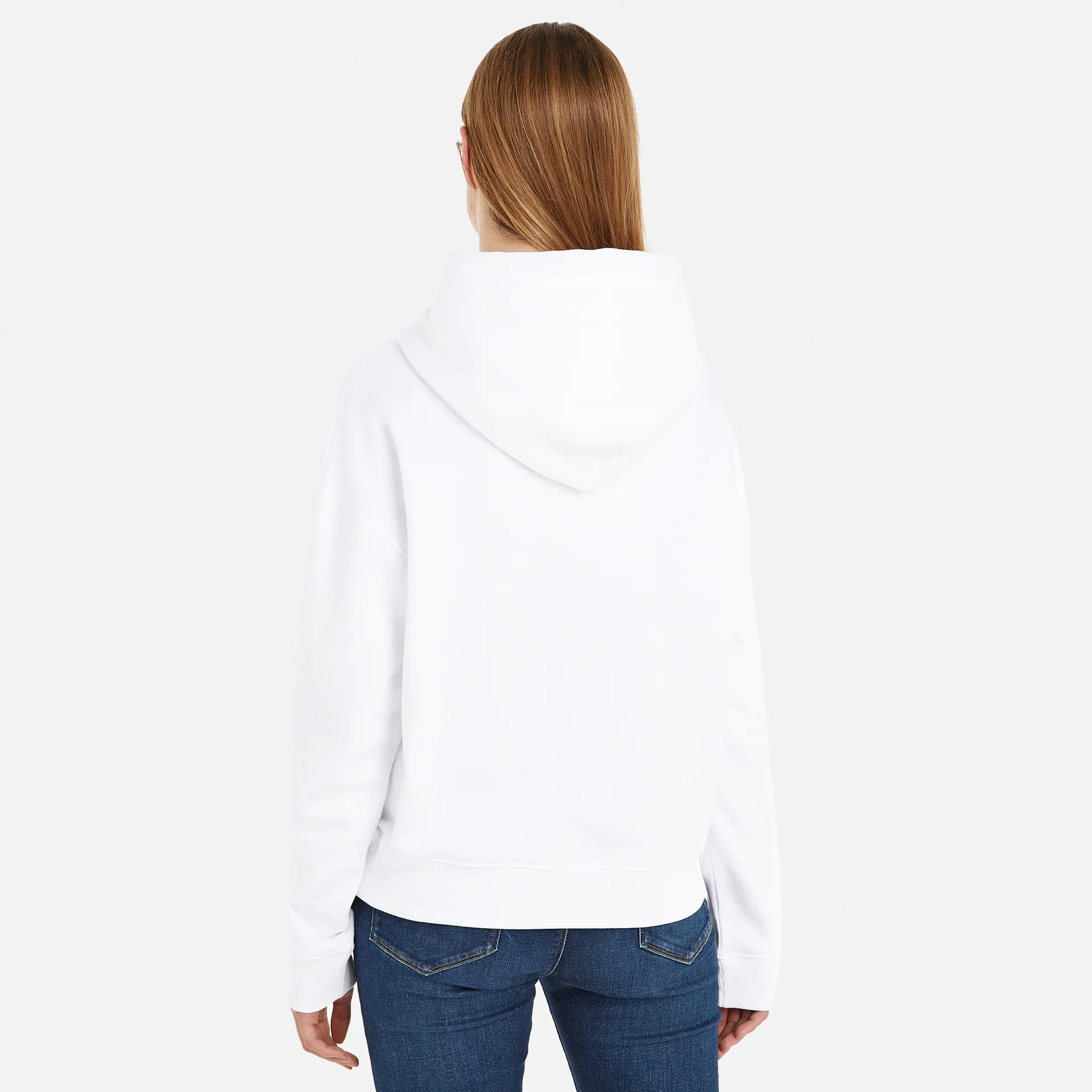 Tommy Jeans Boxy Prep Luxe 2 Hoodie White