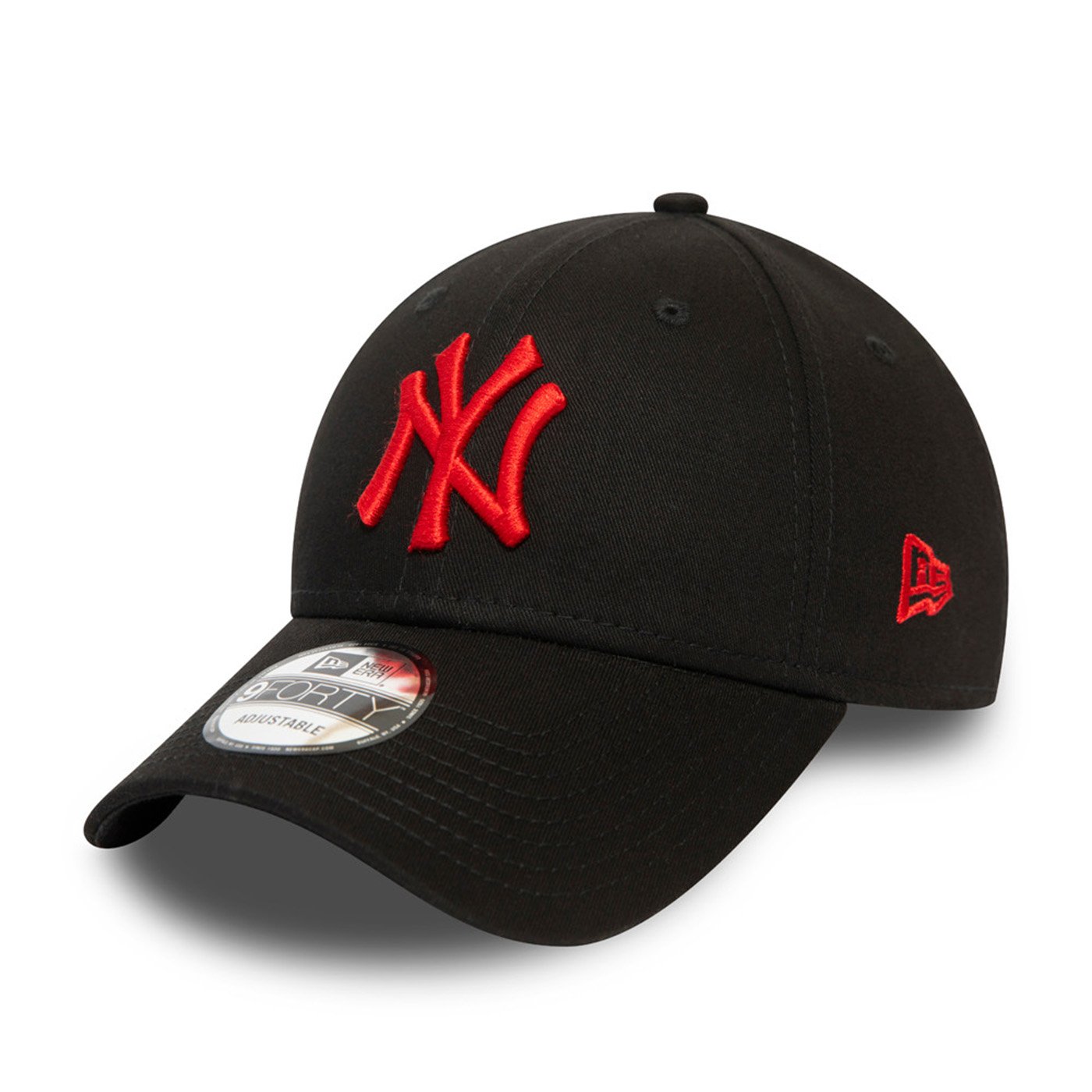 New Era MLB NY Yankees 9Forty Strapback Cap Black/Red