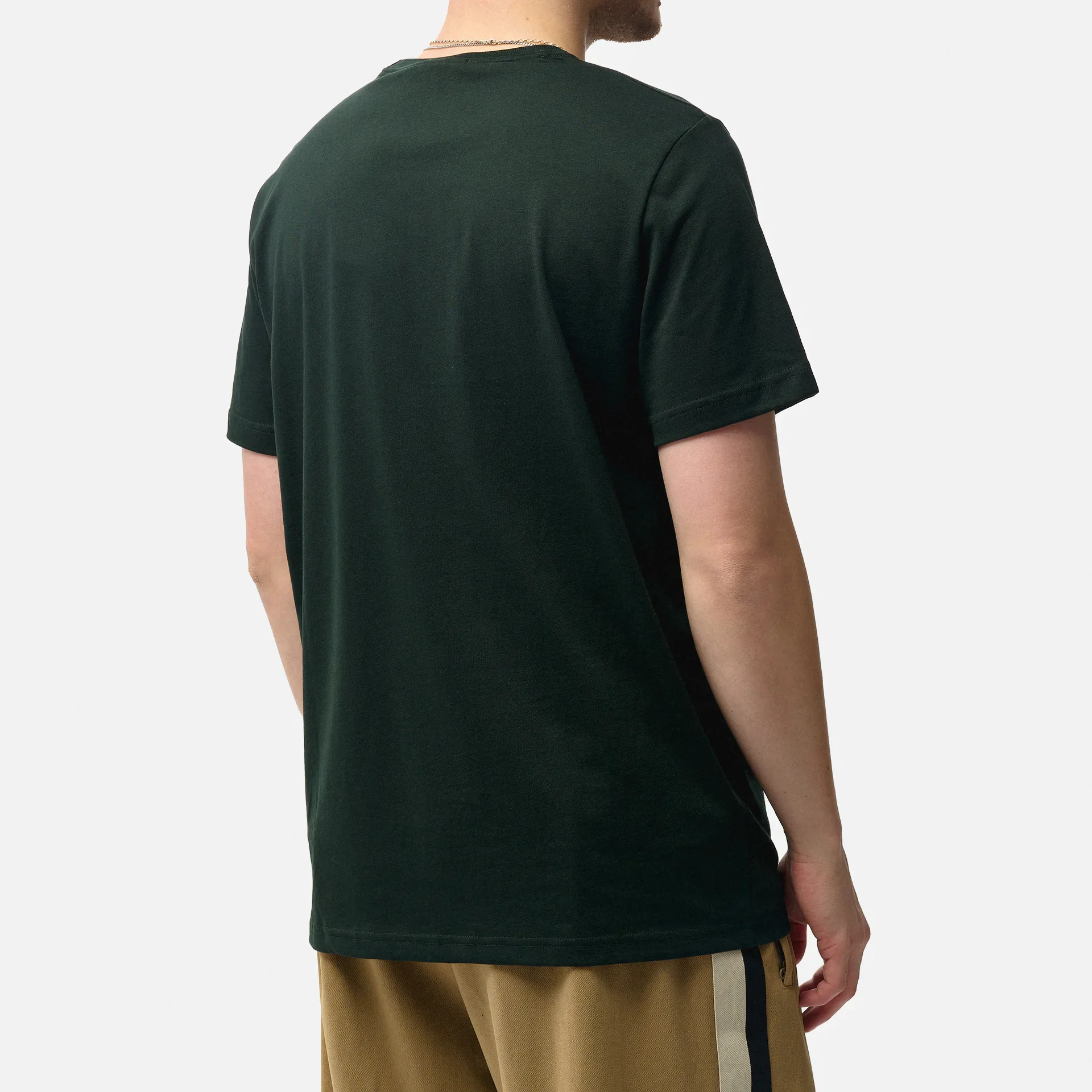 Fred Perry Crew Neck T-Shirt Night Green/Snow White