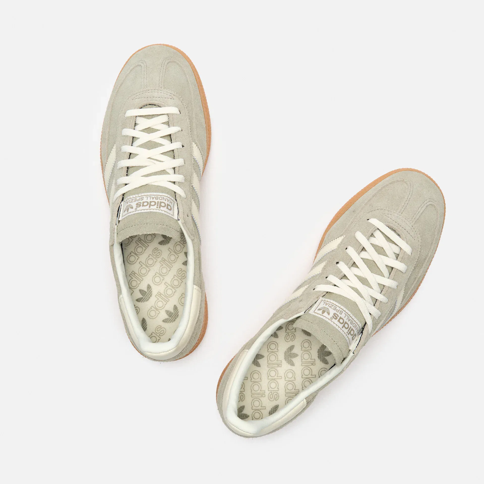 adidas Originals Handball Spezial Sneaker Silver Pebble/Off White/Gum