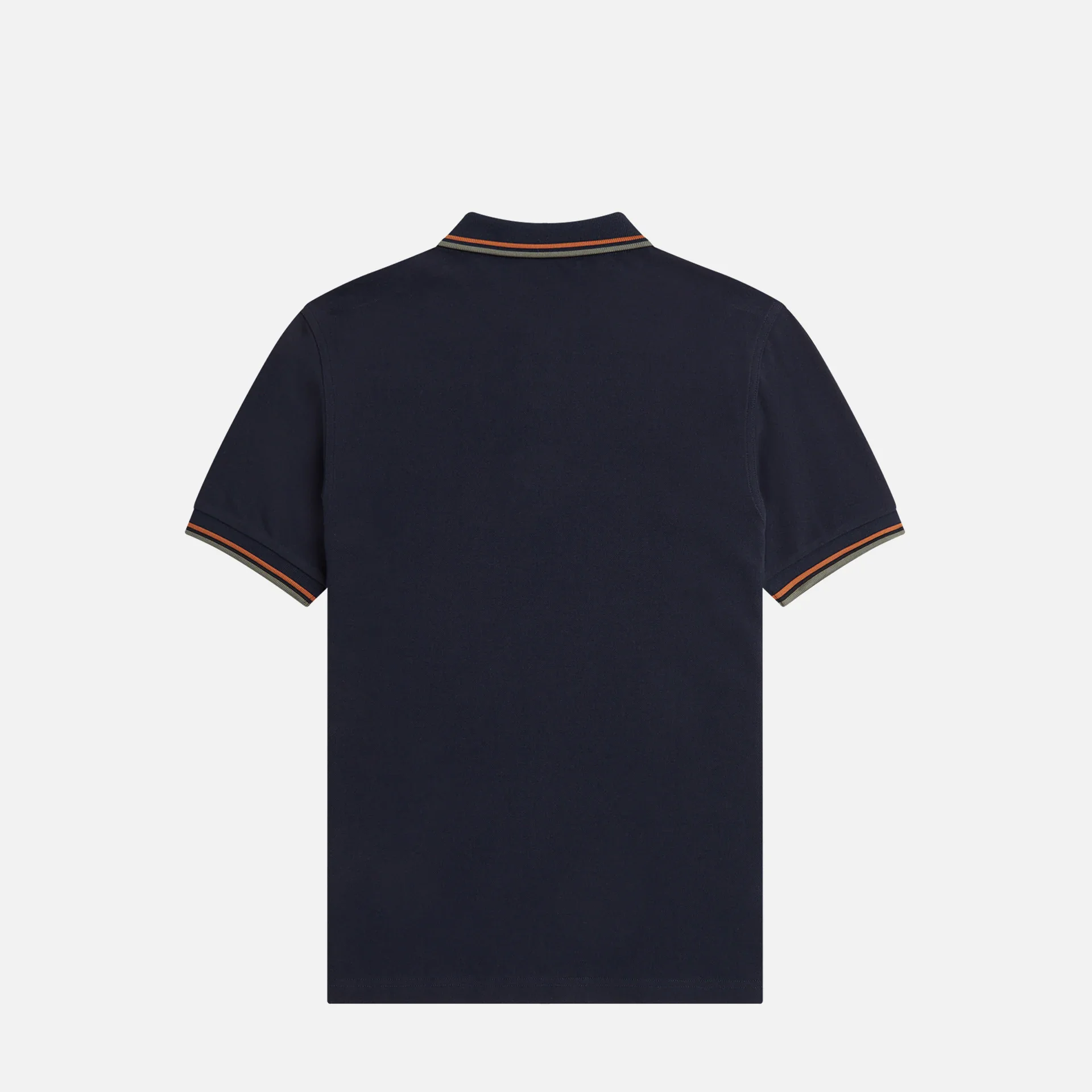 Fred Perry Twin Tipped Polo Shirt Navy/Nut Flake/Field Green