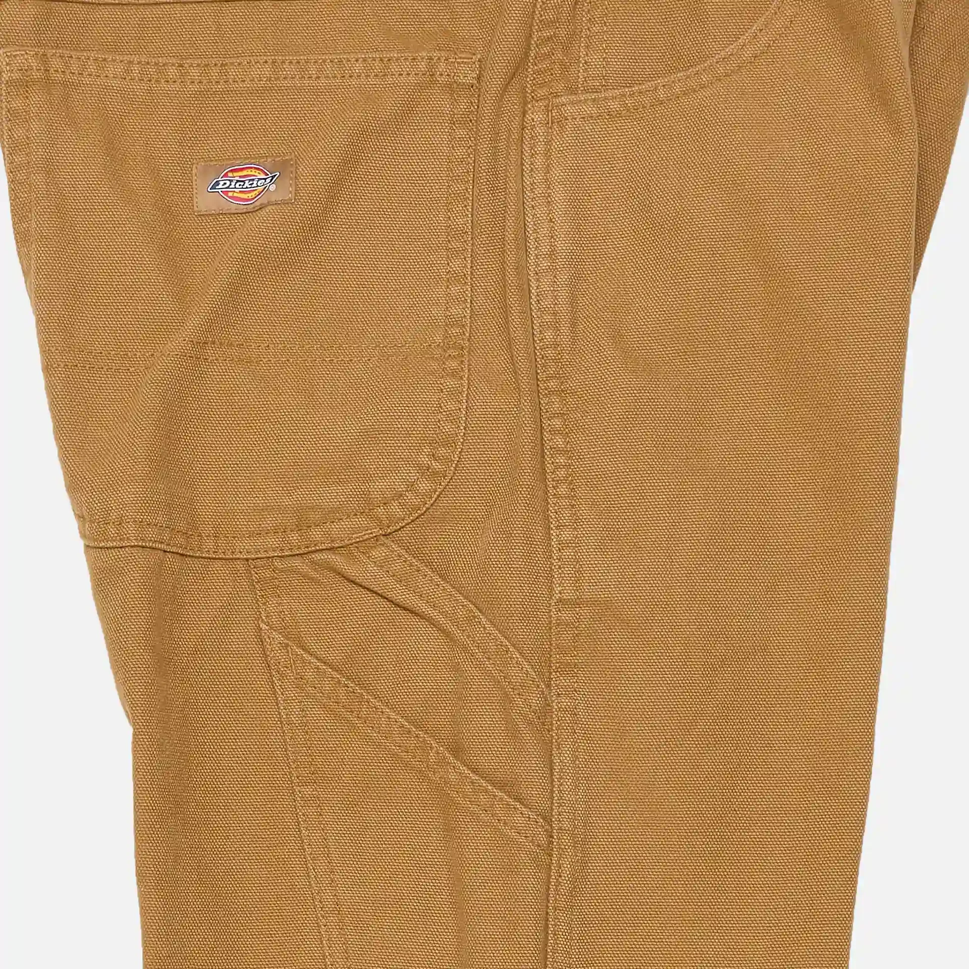 Dickies Duck Canvas Carpenter Chino Pants Stone Washed Brown Duck