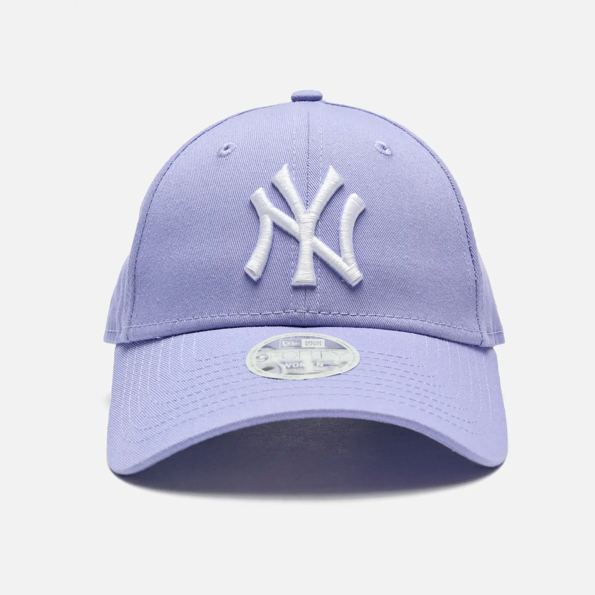 New Era Wmns League Essential 9Forty NY Yankees Strapback Cap Lavender White