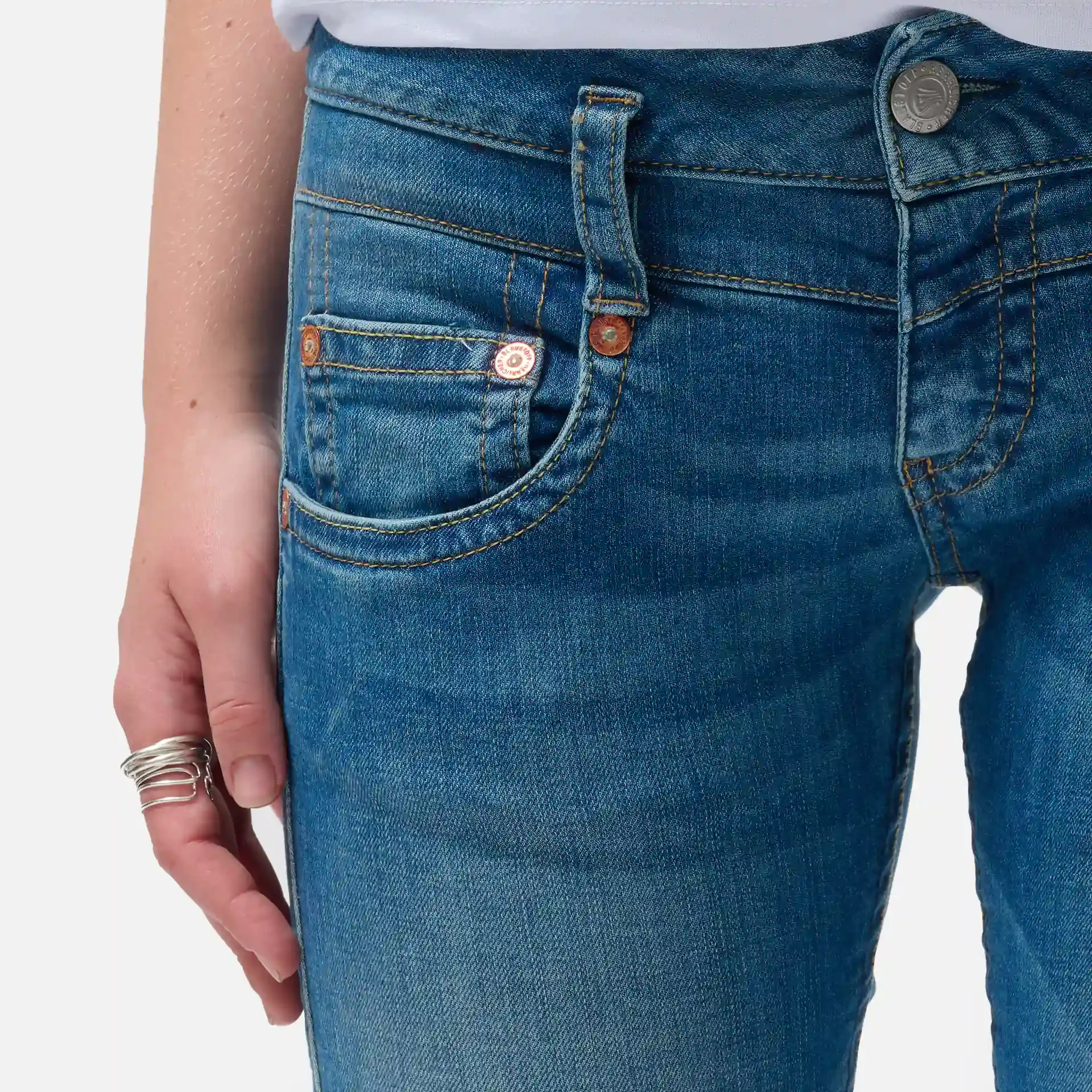 Herrlicher Pitch Slim Organic Jeans Blue Sea