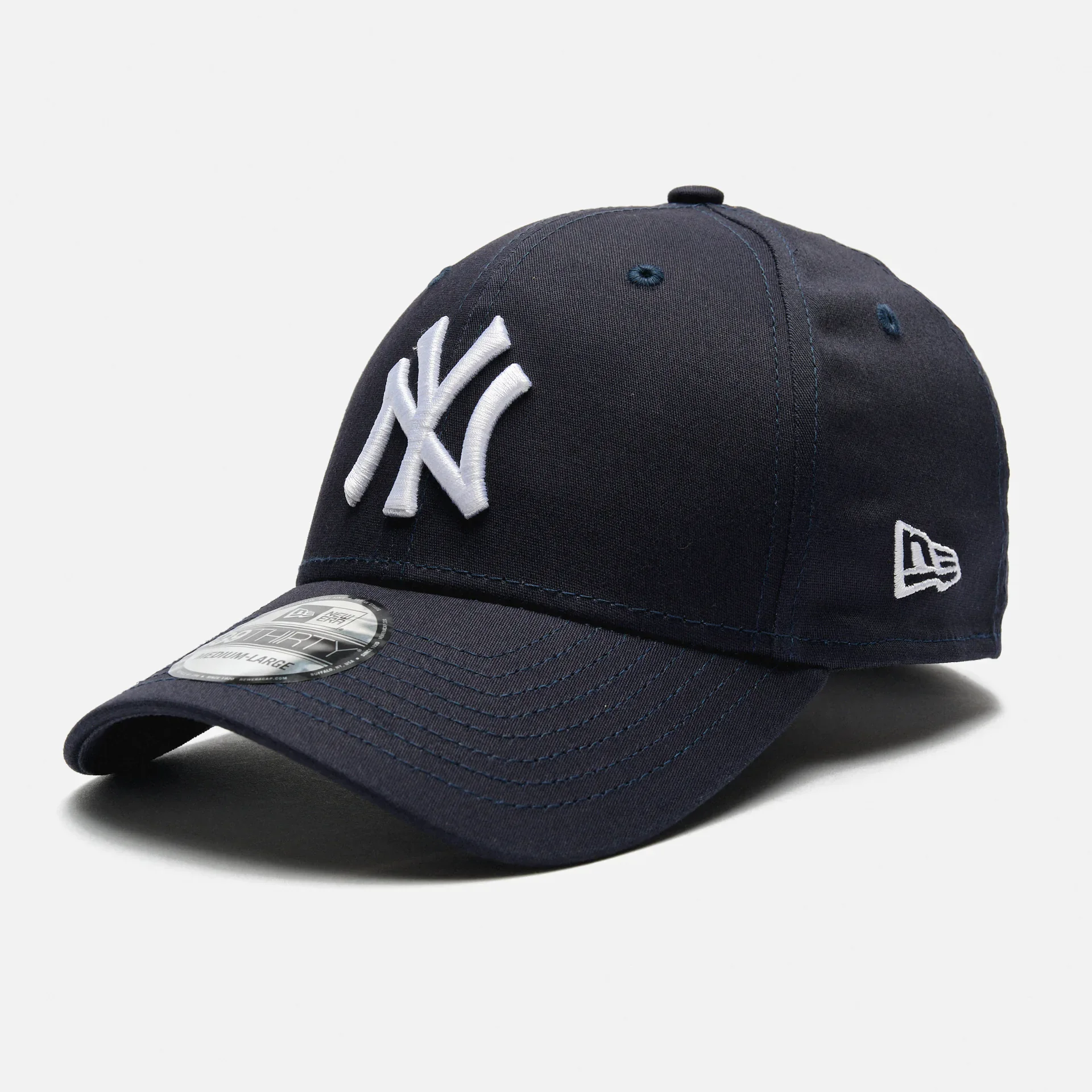 New Era MLB NY Yankees Basic 39Thirty Stretch Fit Cap Navy/White