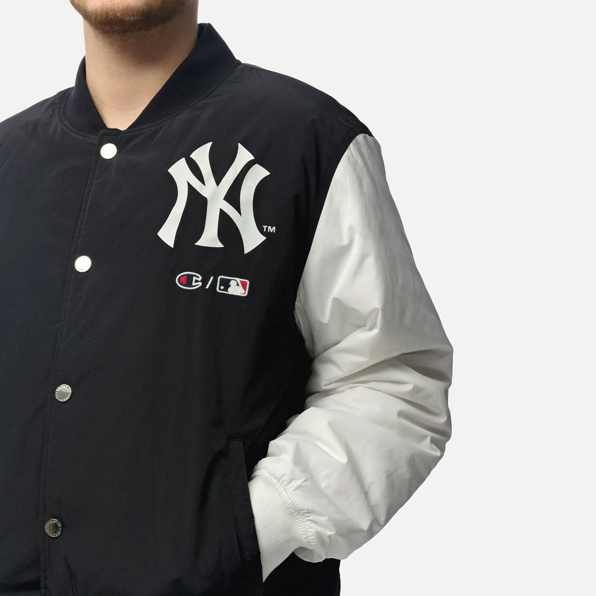 Champion MLB NY Yankees Bomber Jacket Black