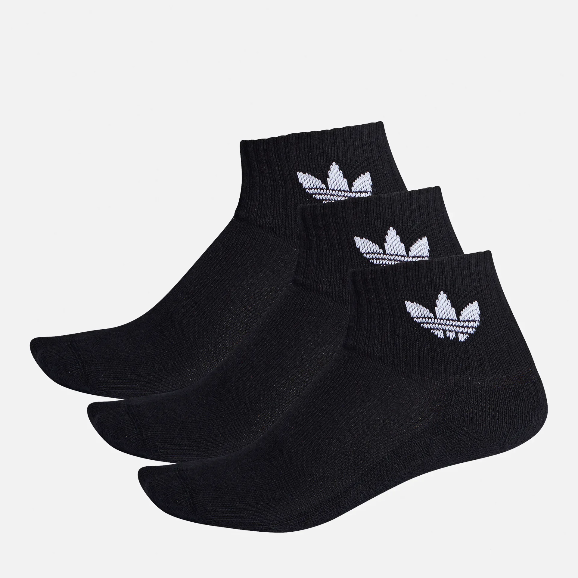 adidas Mid-Cut Crew Socks Black