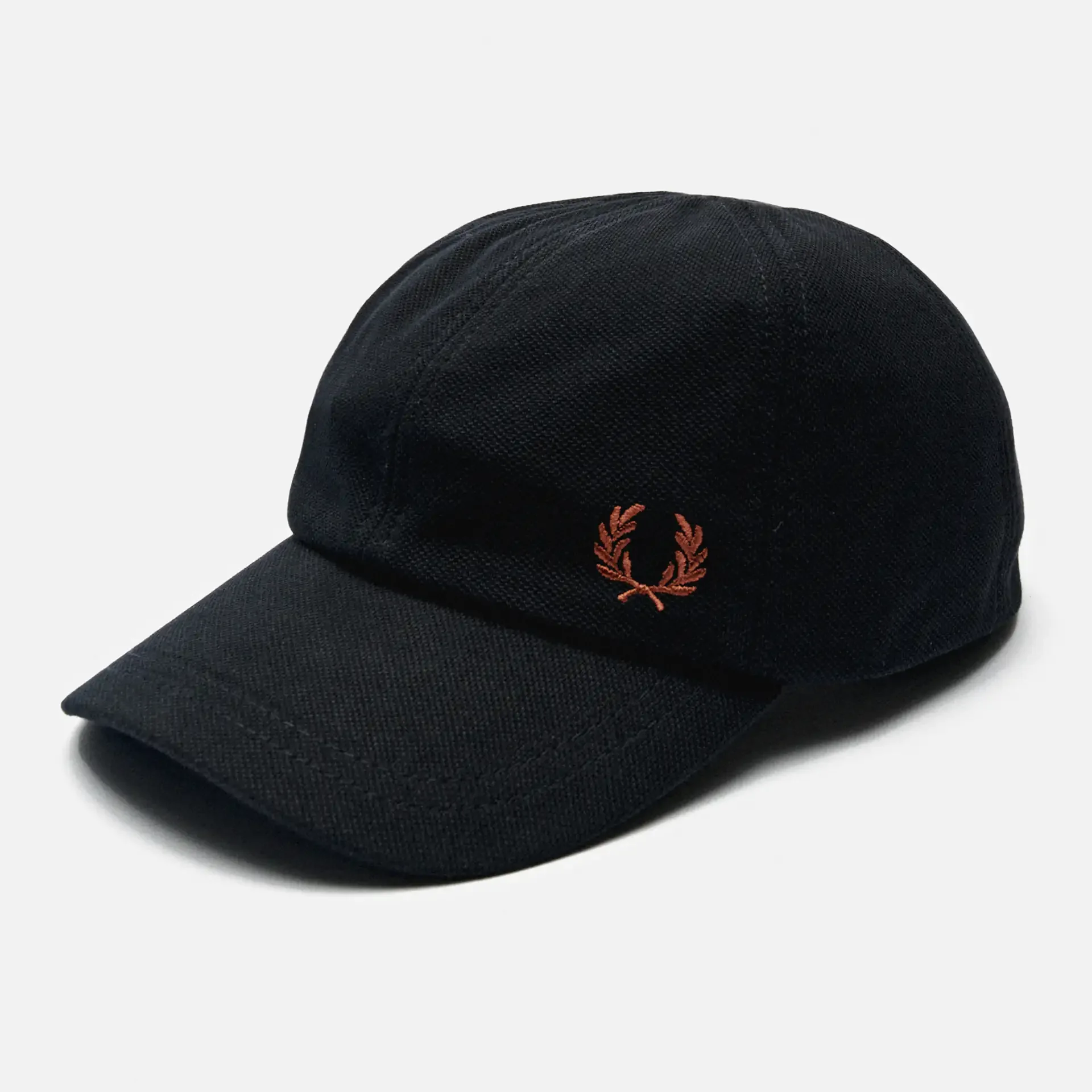 Fred Perry Pique Classic Cap Whisky Brown