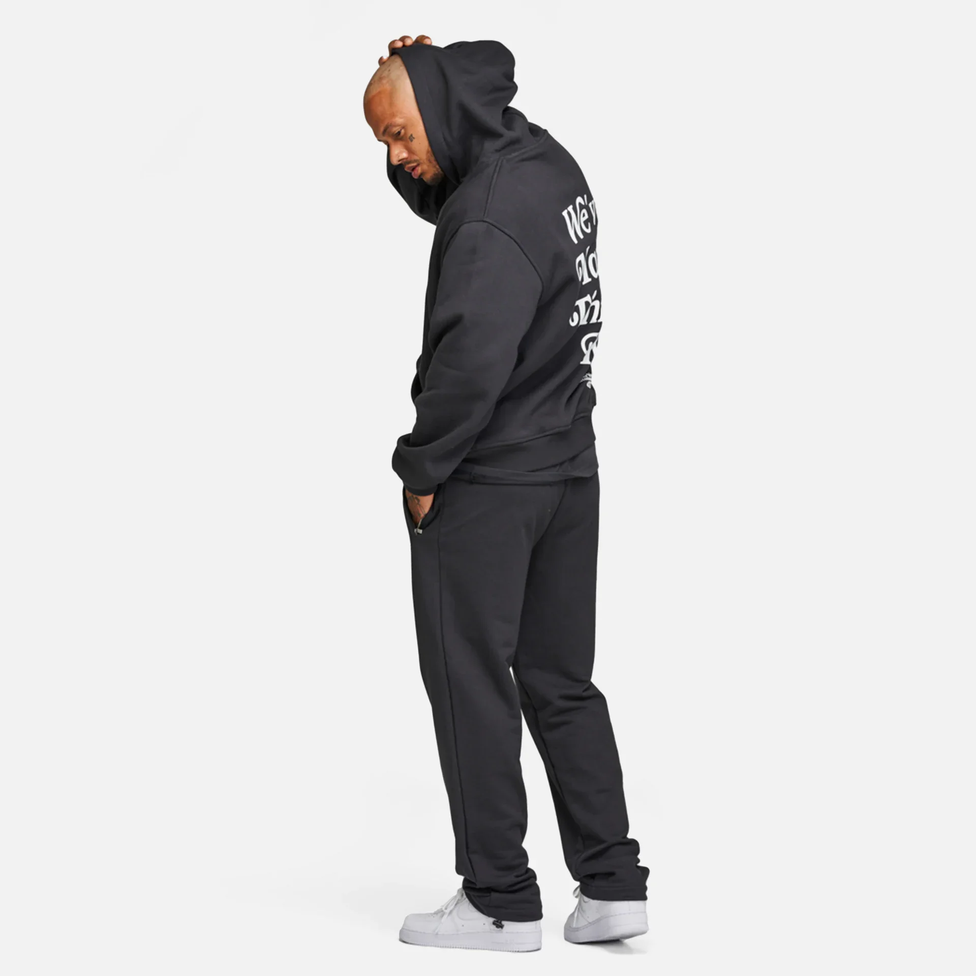 Fast and Bright Kid Hoodie Washed Black