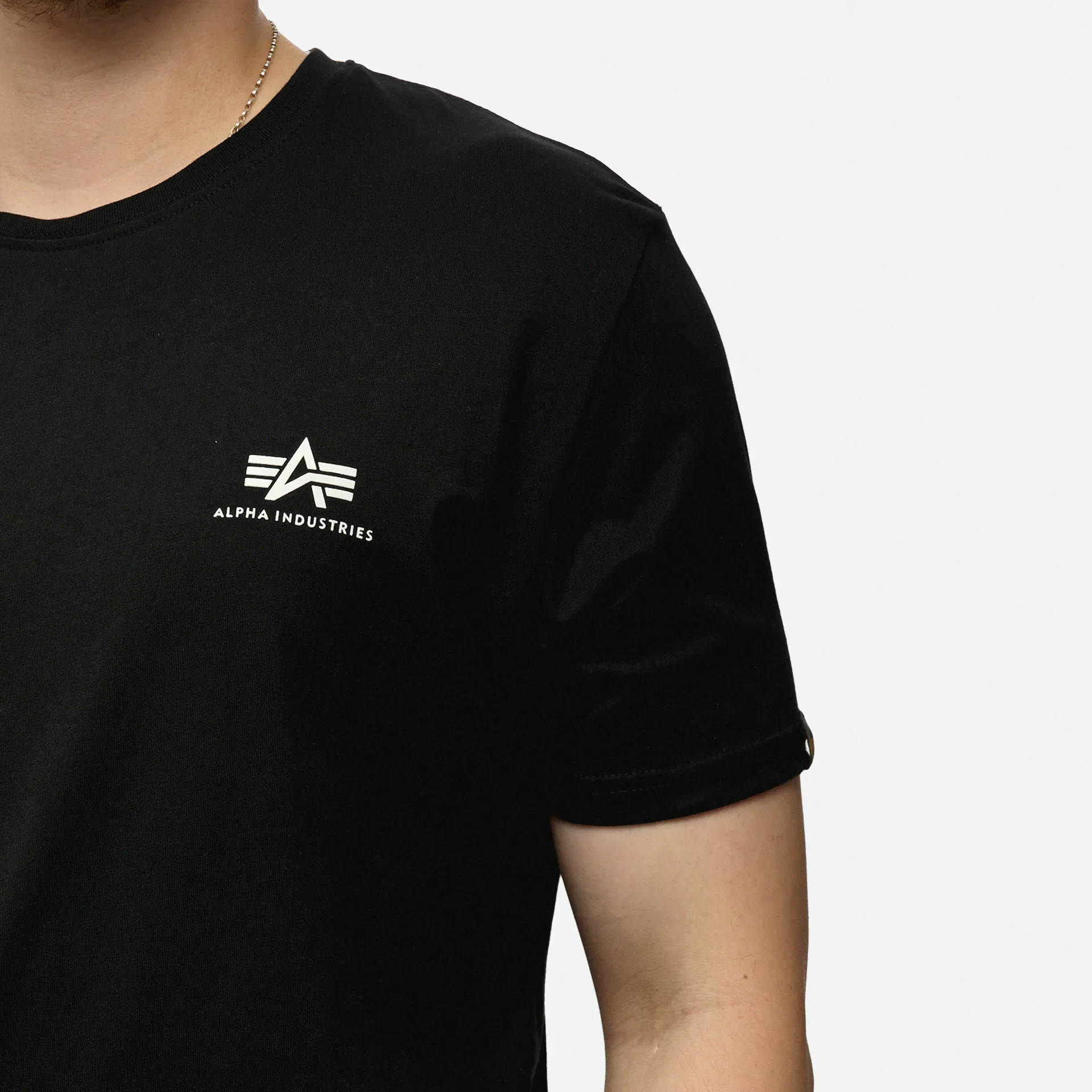 Alpha Industries Basic T-Shirt Small Logo Black
