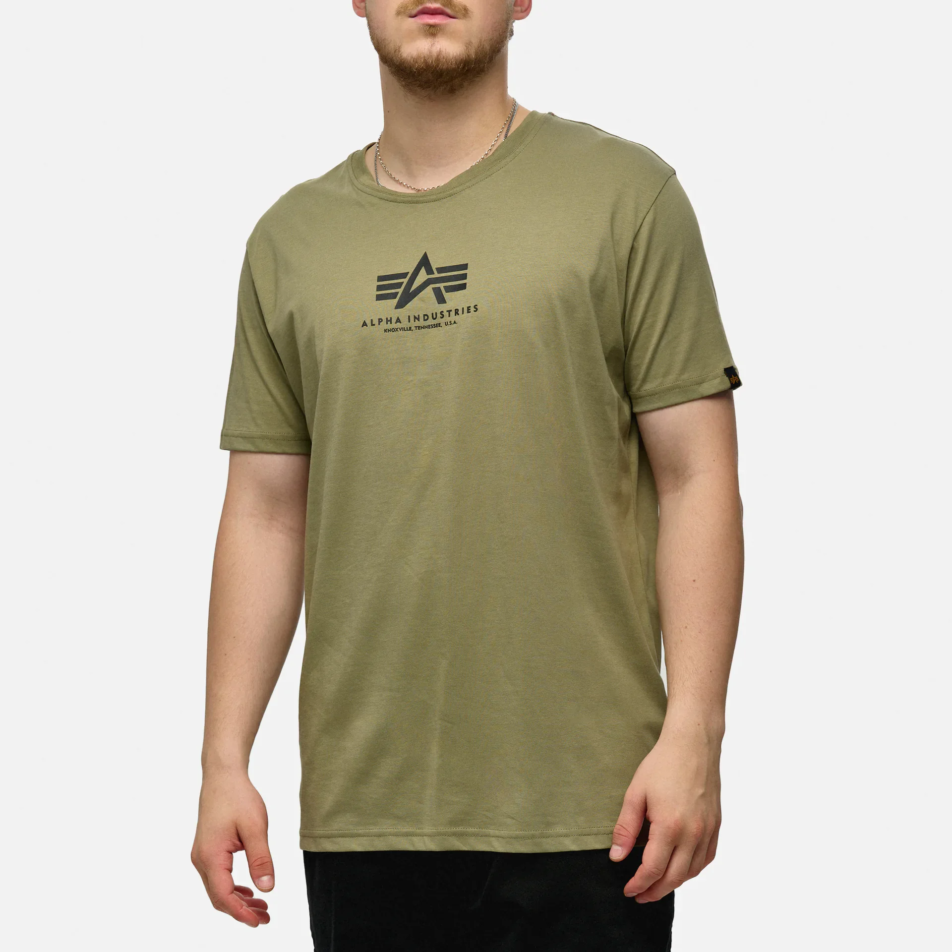 Alpha Industries Basic ML T-Shirt Olive