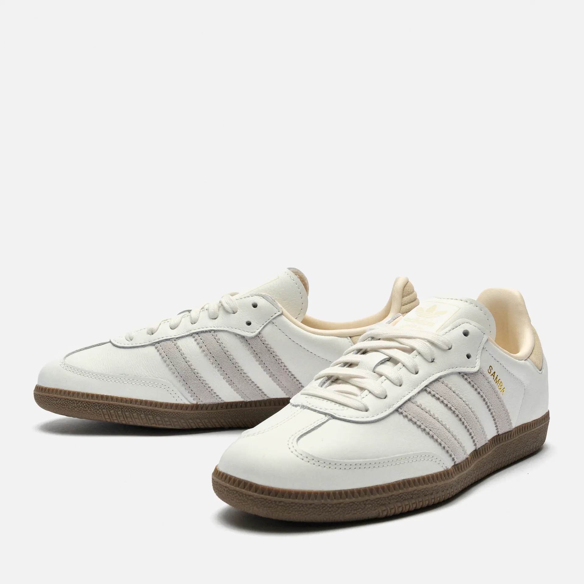 adidas Originals Samba Sneaker OG White Grey Two Cream White