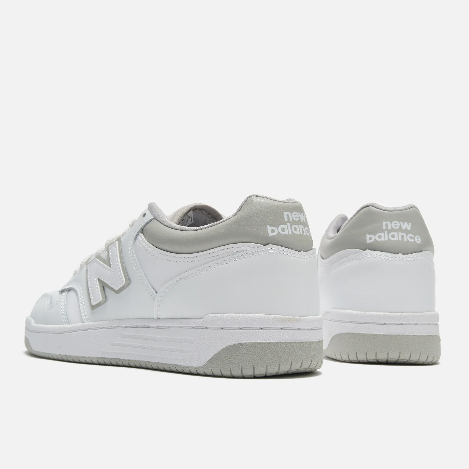 New Balance BB480LV1 Sneaker White/Grey Matter