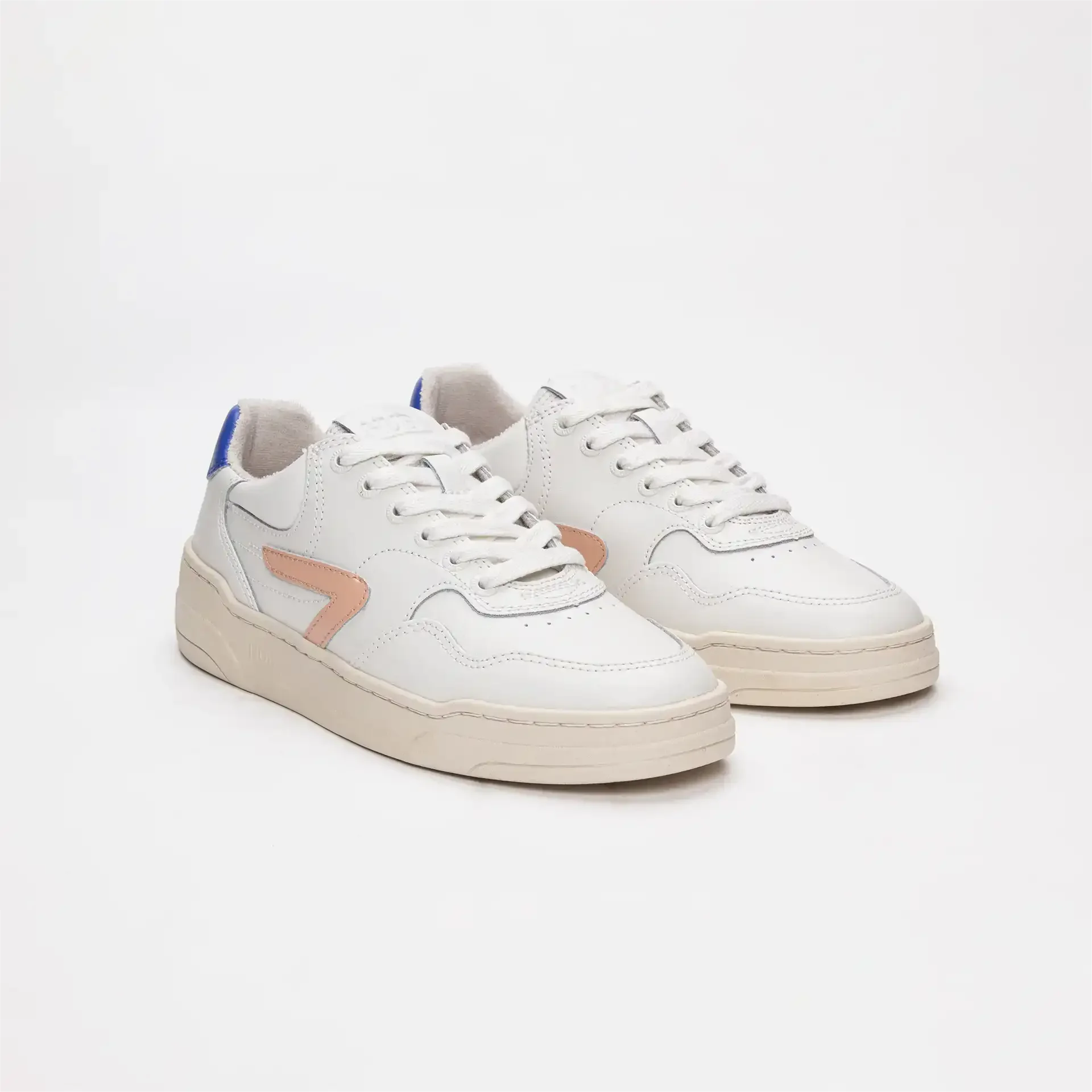 HUB Footwear Court Sneakers Offwhite/Apricot/Light Beige