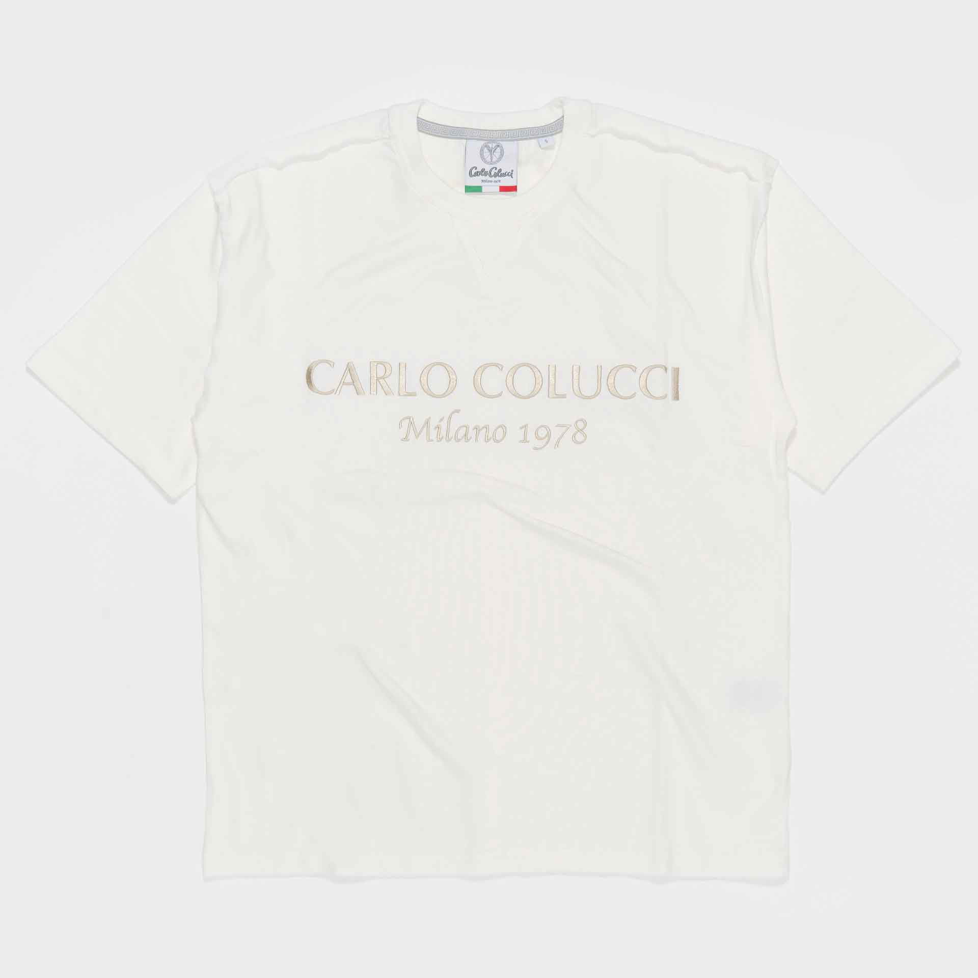 Carlo Colucci Oversize Fit T-Shirt Off White