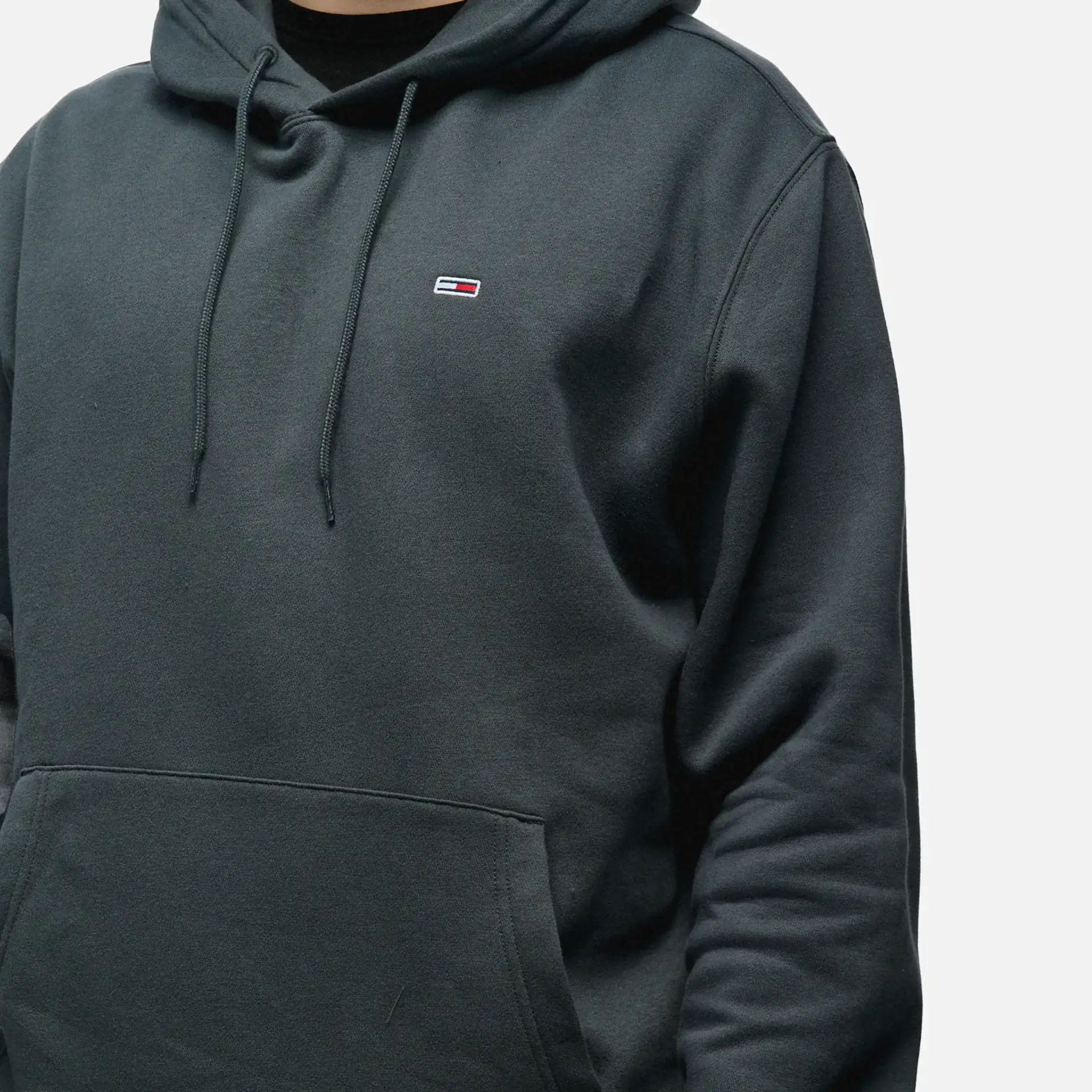 Tommy Jeans Regular Flag Hoodie Grey