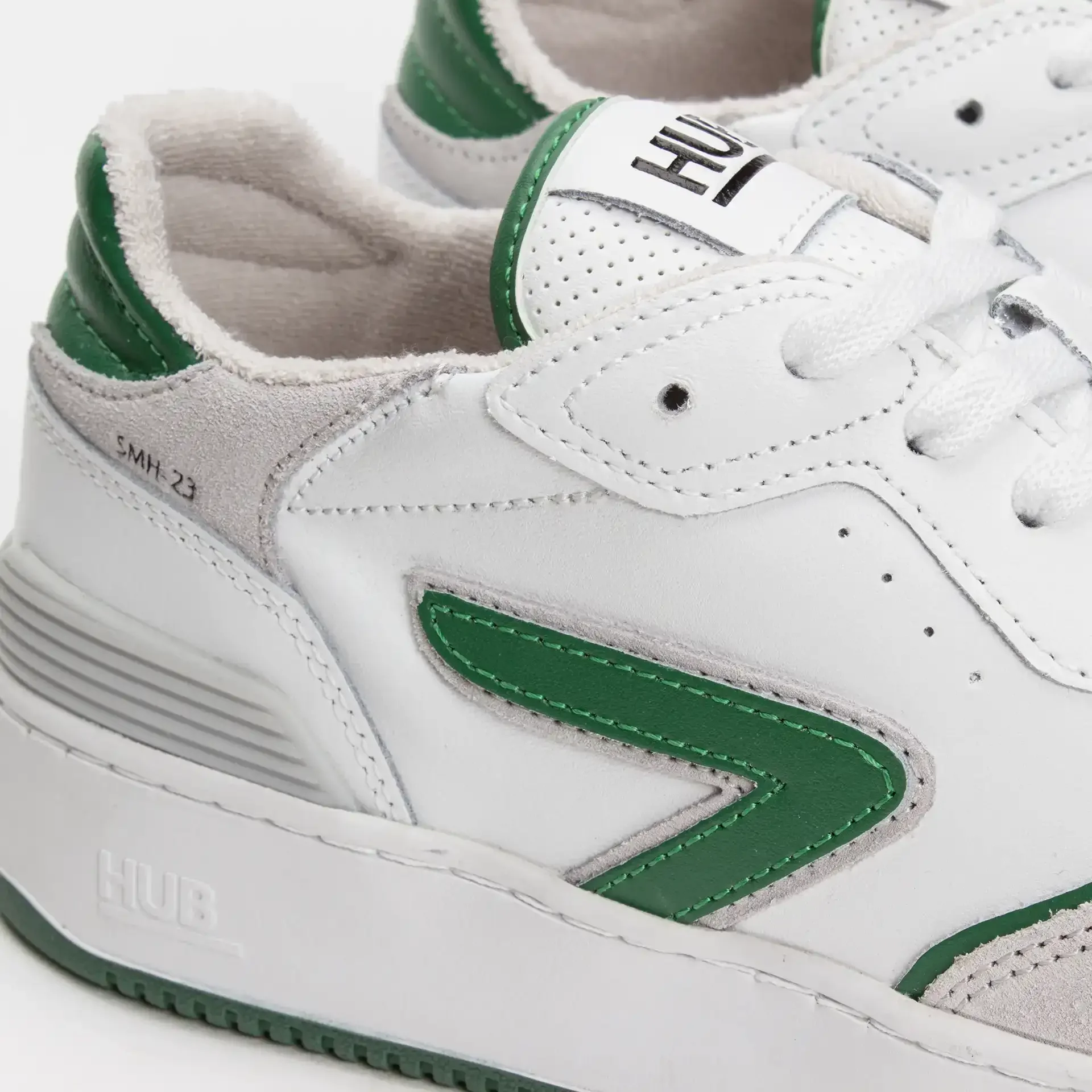 HUB Footwear Smash Sneakers White/Golf Green