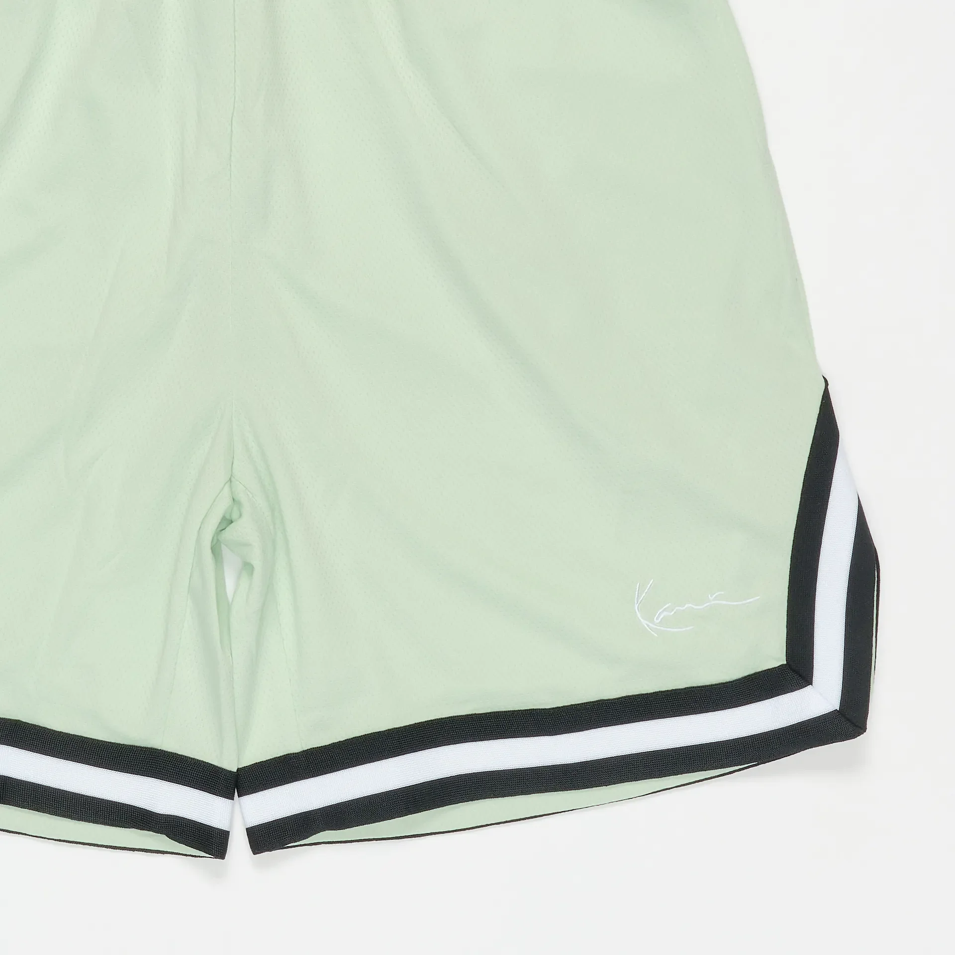 Karl Kani Small Signature Essential Mesh Shorts Light Green
