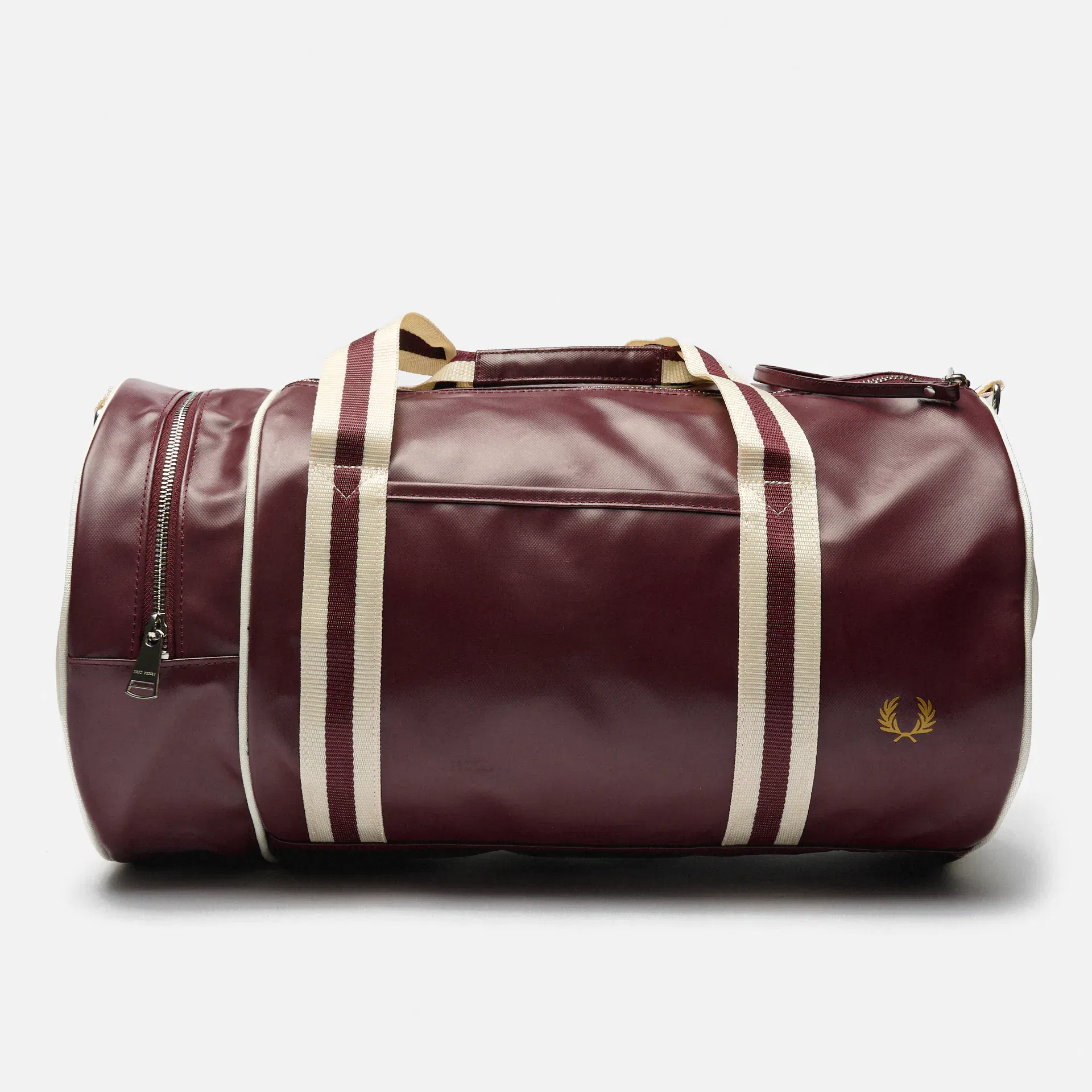 Fred Perry Classic Barrel Bag Oxblood/Ecru