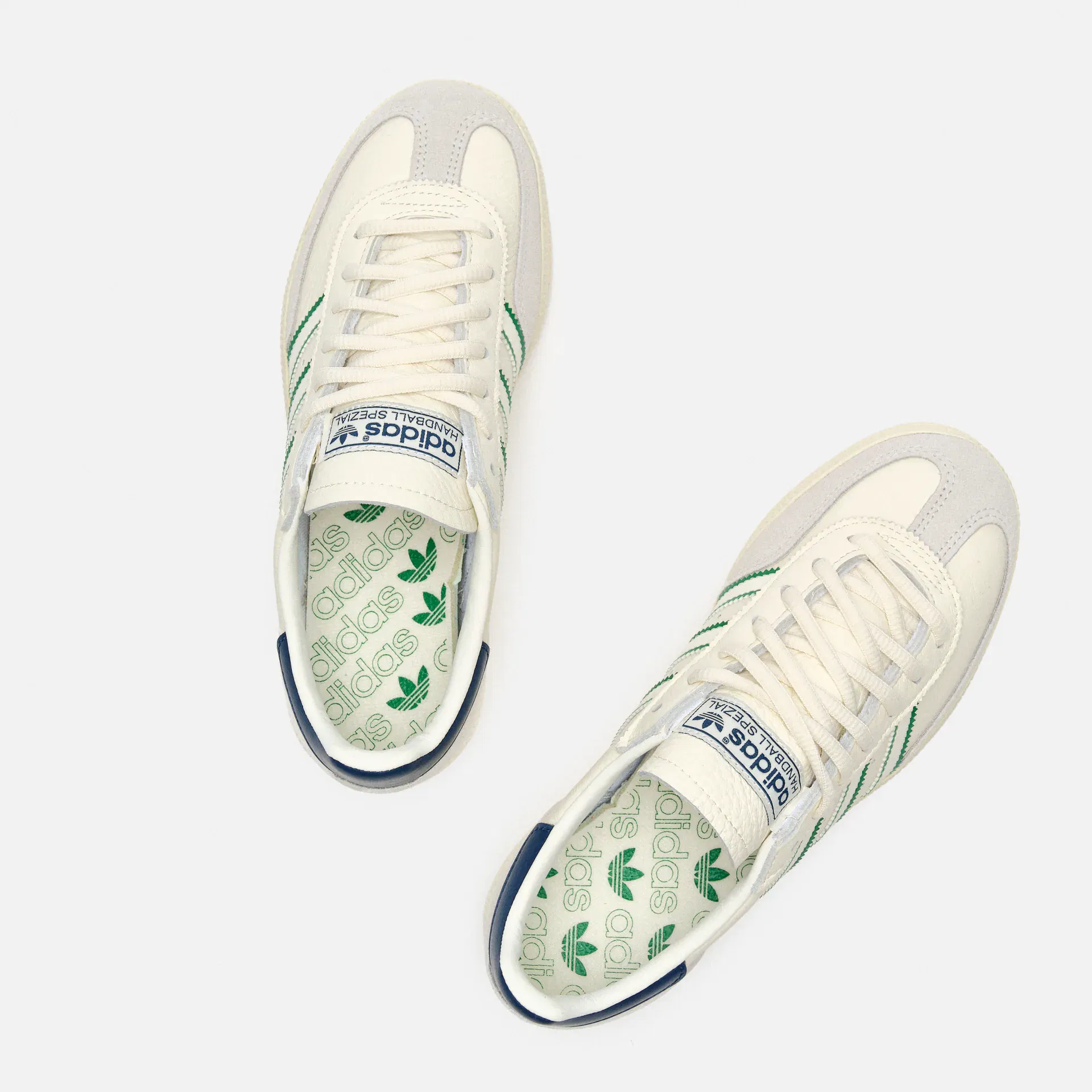 adidas Sneaker Handball Spezial Leather Core White/Green/Night Indigo