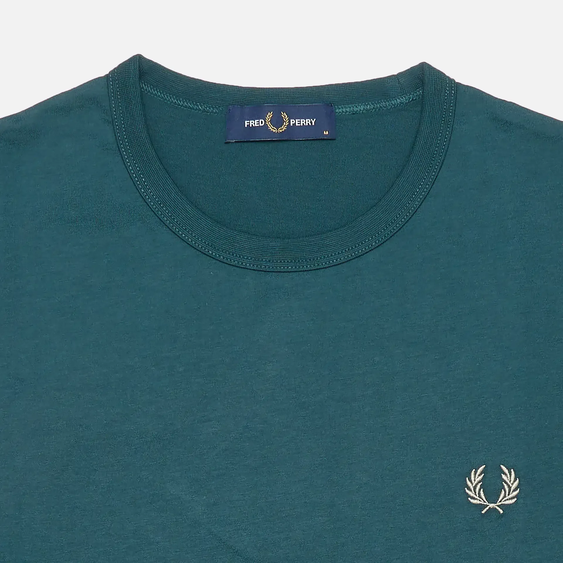 Fred Perry Ringer T-Shirt Petrol Blue