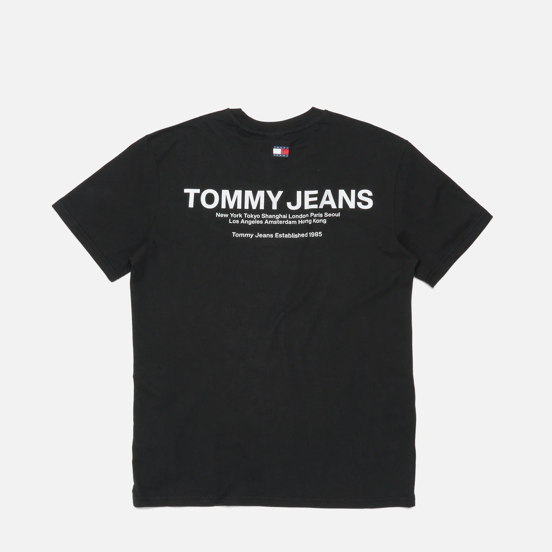Tommy Jeans Classic Linear Back Print T-Shirt Black