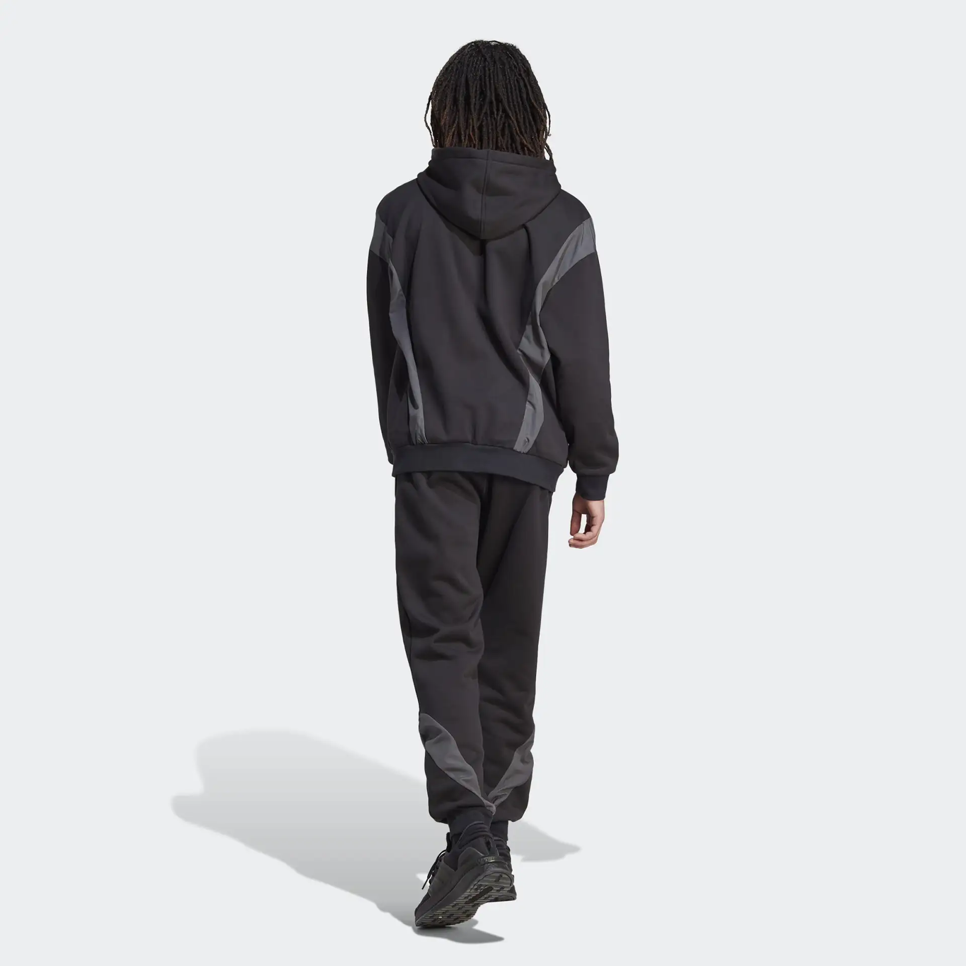 adidas M FL Hooded Tracksuit Black