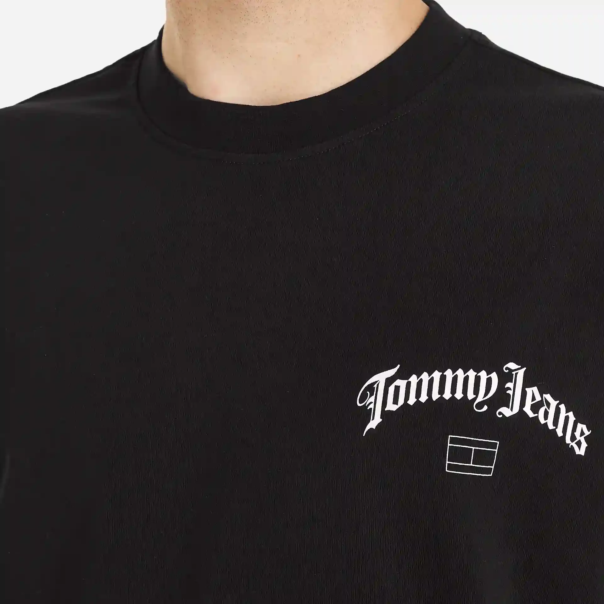 Tommy Jeans Relaxed Grunge Arch Back T-Shirt Black