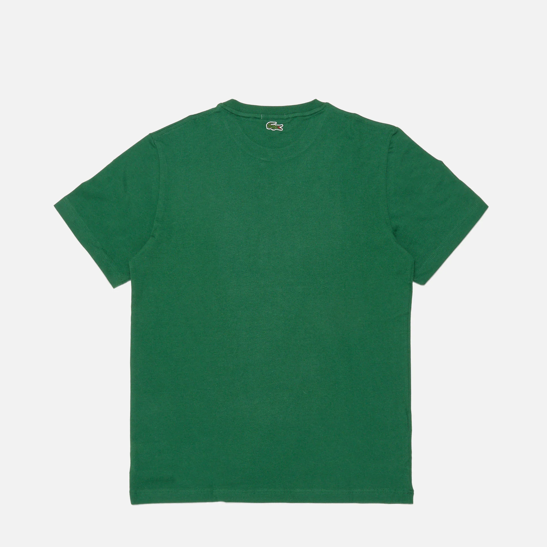 Lacoste Cotton Jersey Branded T-Shirt Green