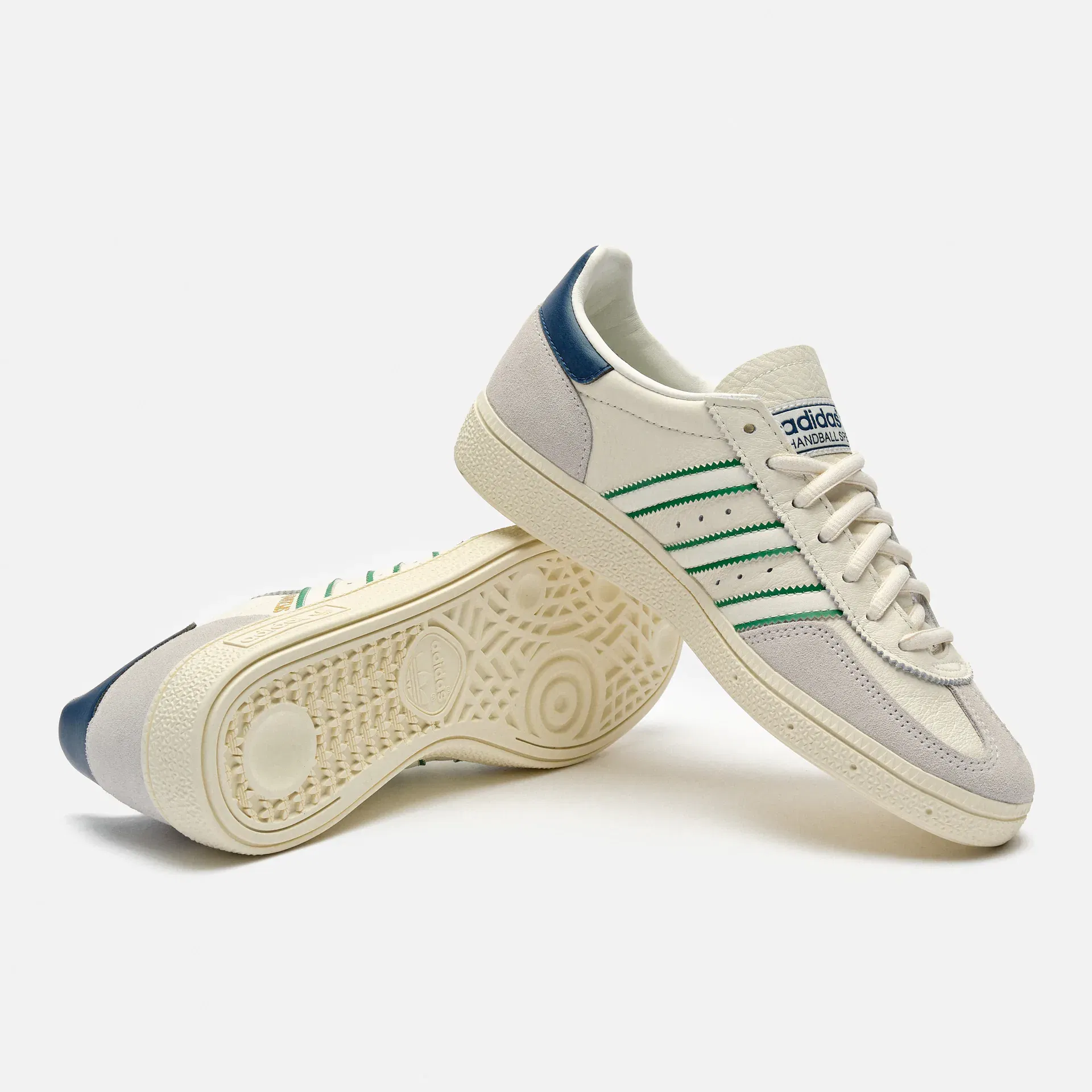 adidas Sneaker Handball Spezial Leather Core White/Green/Night Indigo