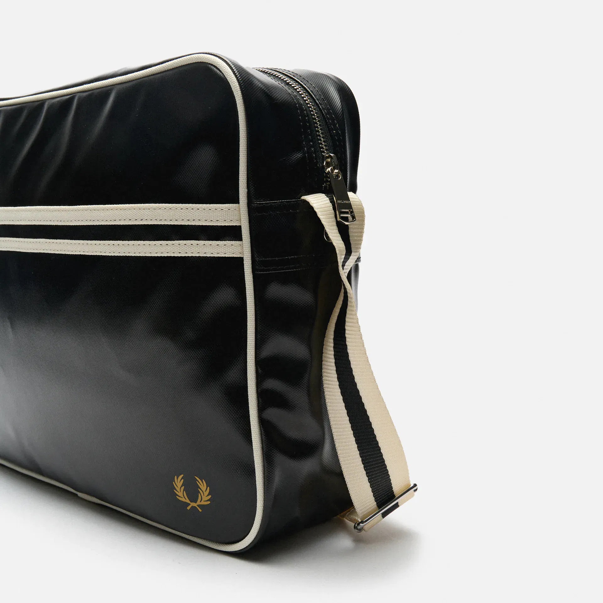 Fred Perry Classic Shoulder Bag Black/Ecru