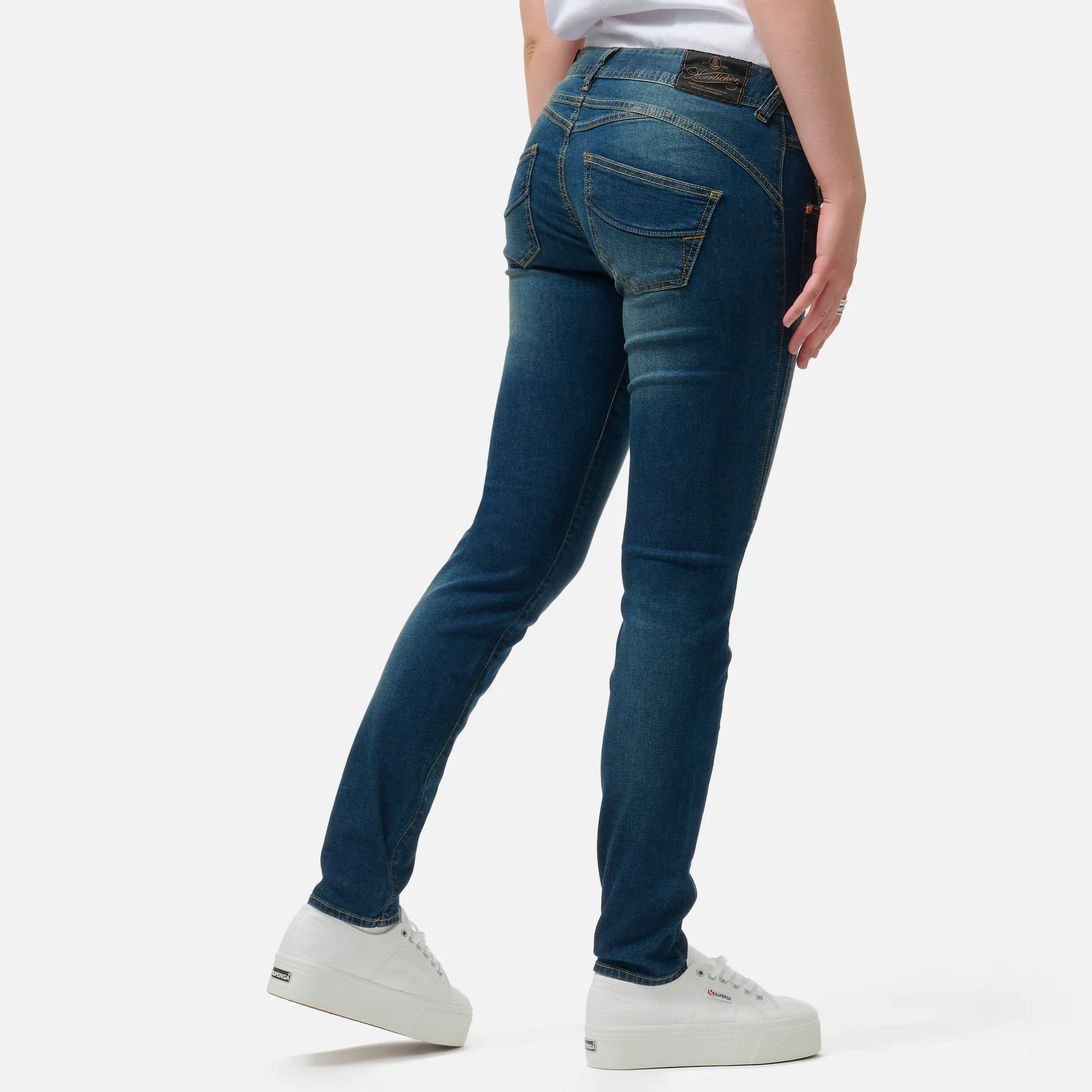  Herrlicher Gila Slim Organic Denim Jeans Clean