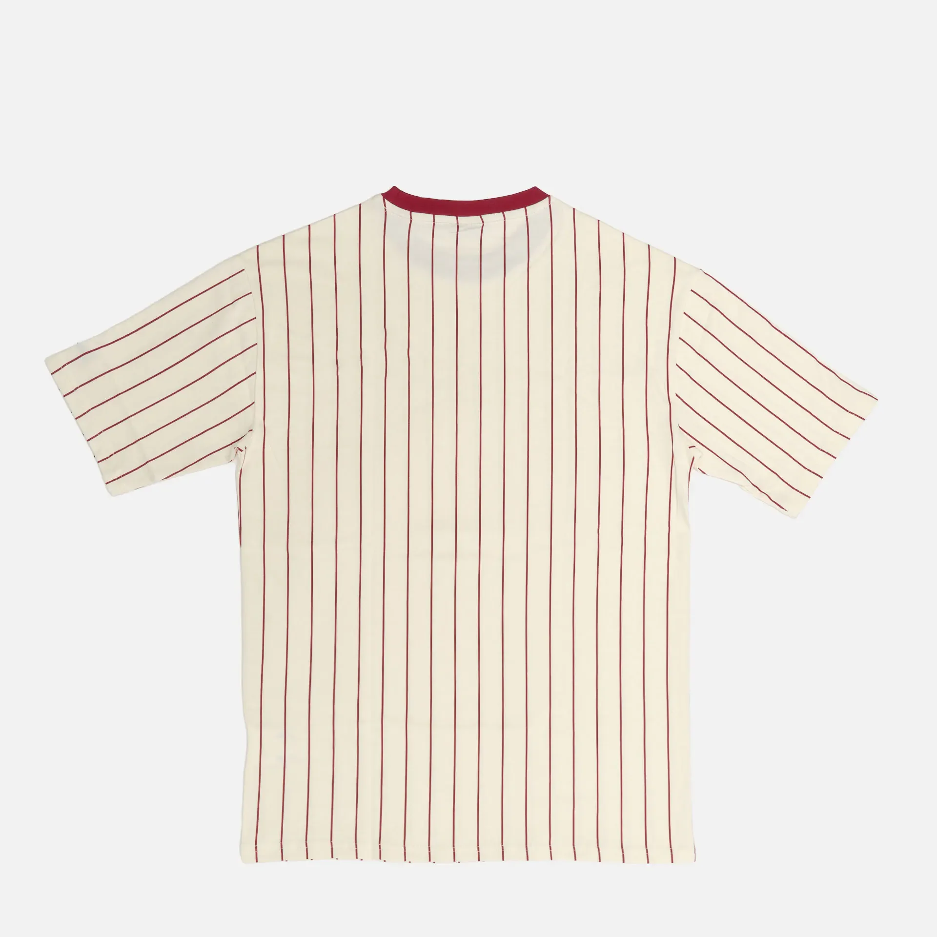 New Era Pinstripe Oversize T-Shirt Open White