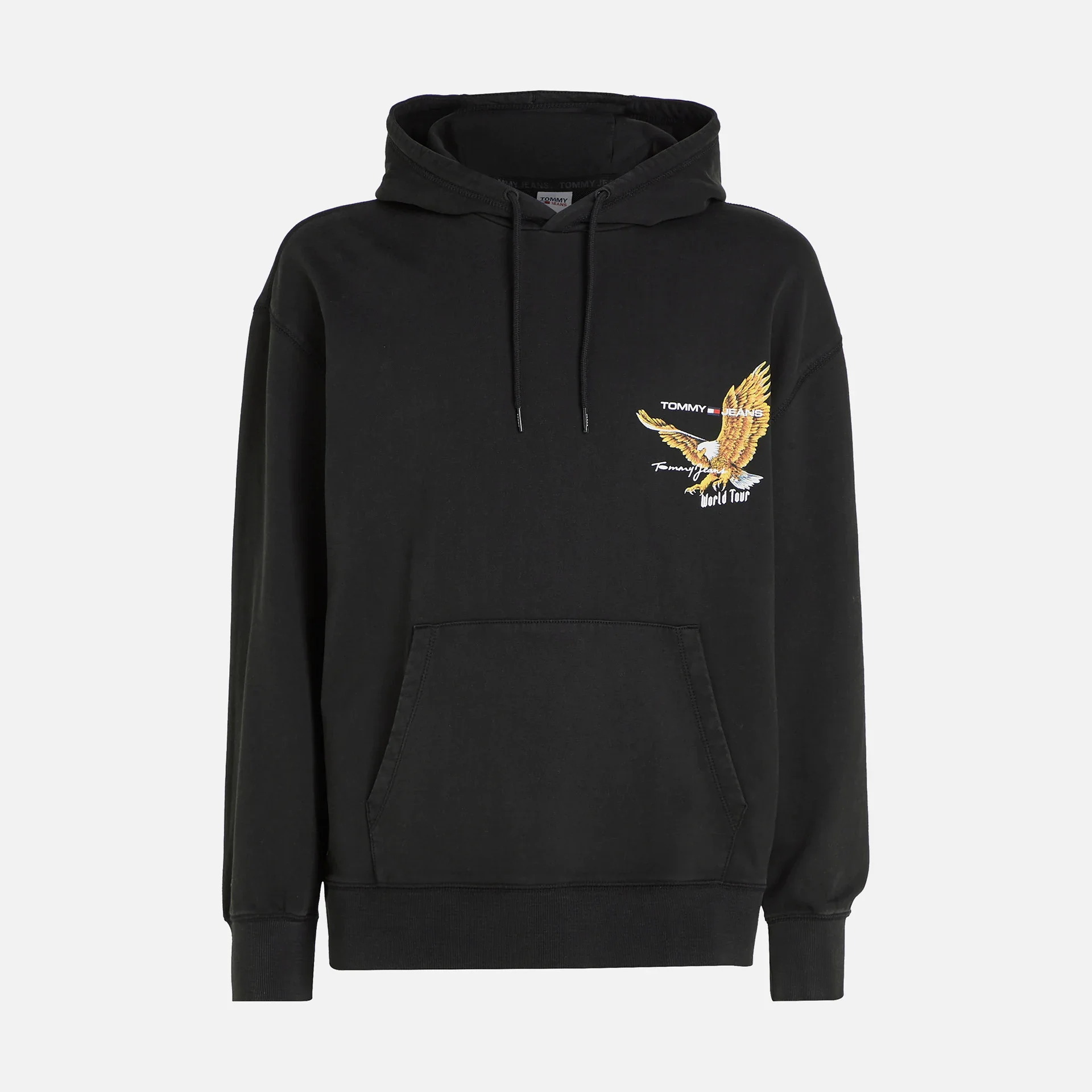 Tommy Jeans Relaxed Vintage Eagle Hoodie Black