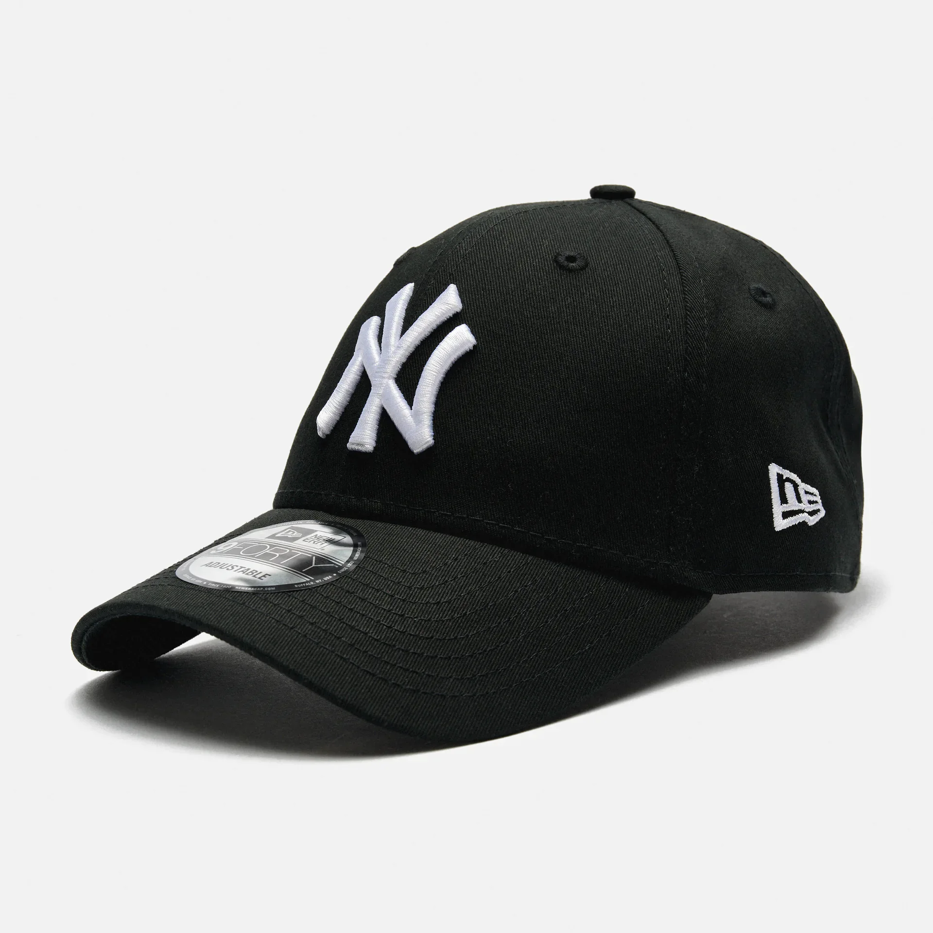 New Era 9FORTY Leag Basic NY Yankees Strapback Cap Black White