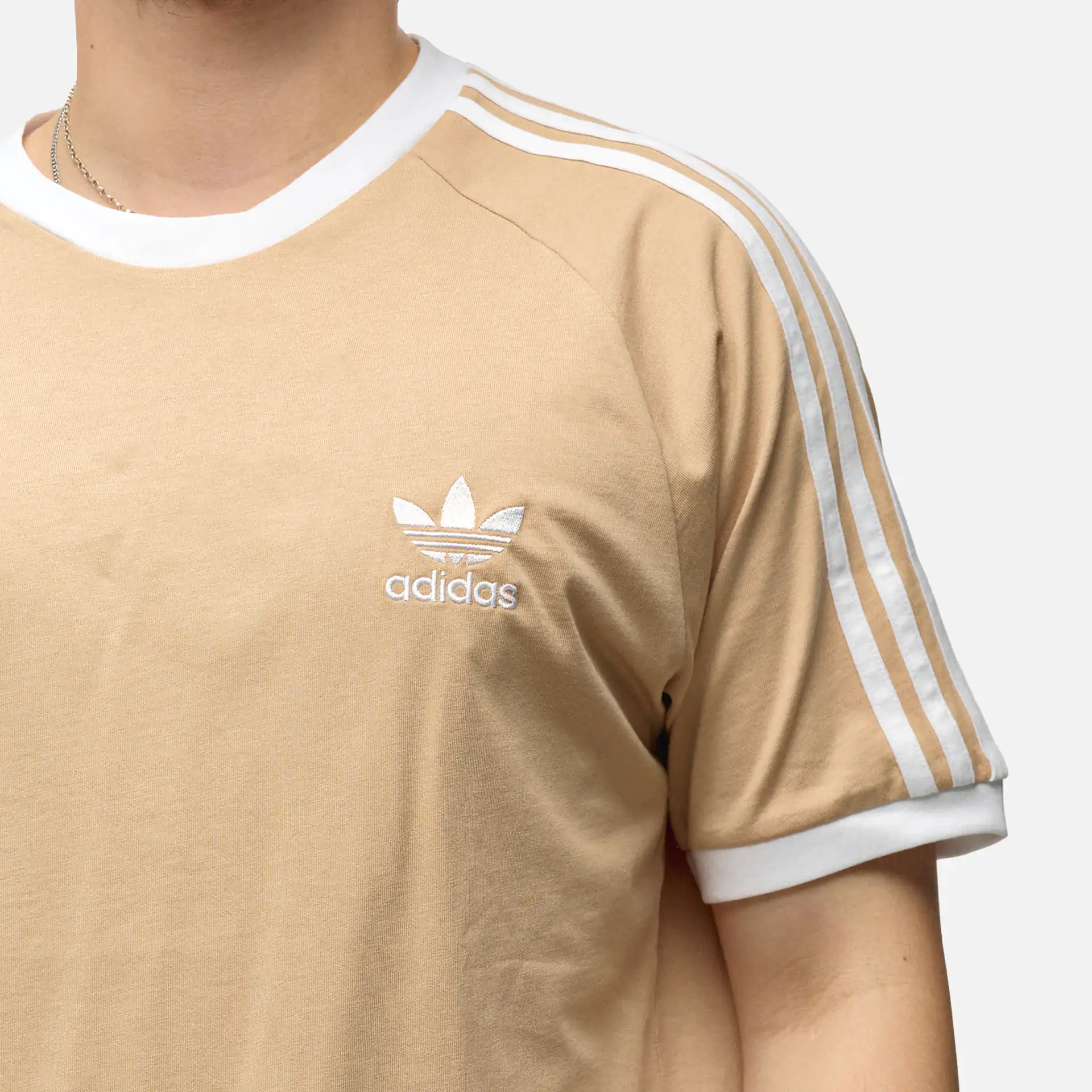 adidas 3-Stripe Adicolor Classics T-Shirt Magic Beige