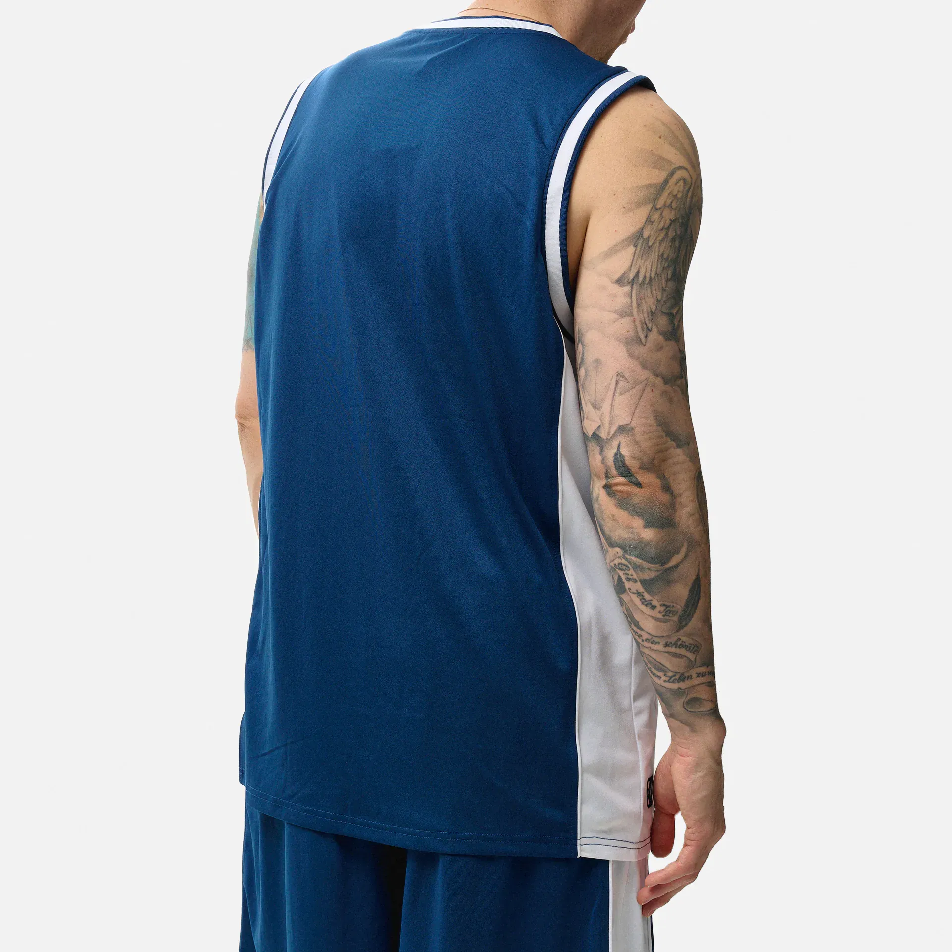 Karl Kani Og Block Basketball Tank Top Navy/White