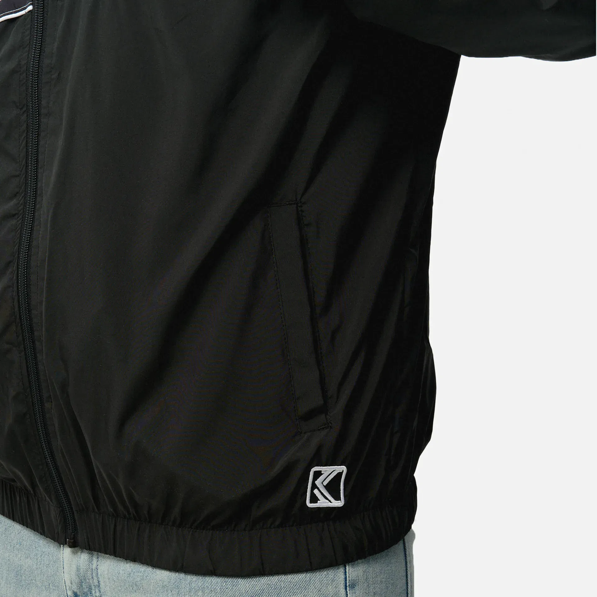 Karl Kani Wavy Retro Block Trackjacket Black White