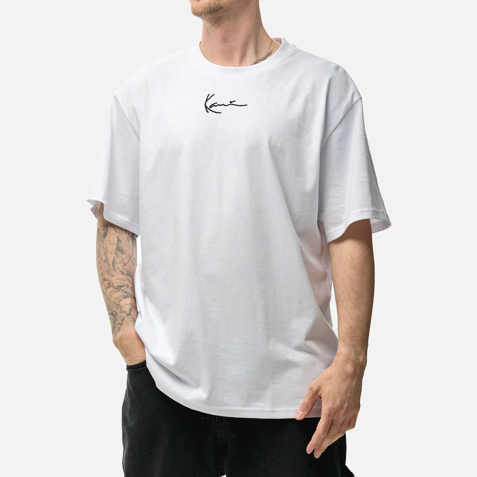 Karl Kani Small Signature Essential Tee 2 Pack Black/White