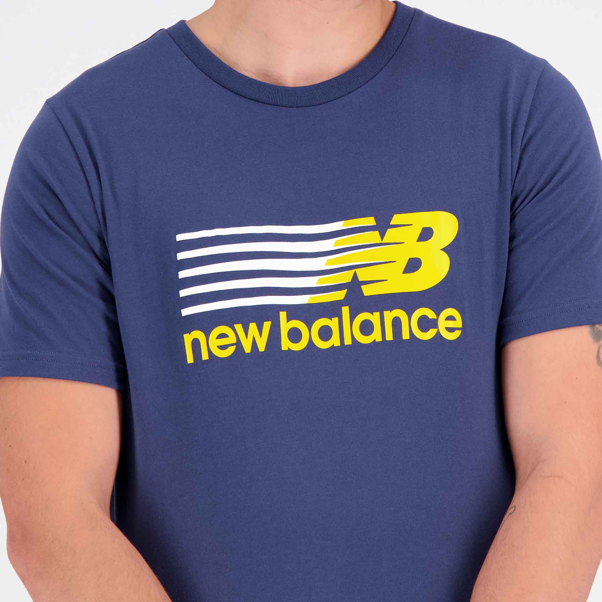 New Balance Sport Core Plus Graphic T-Shirt Navy