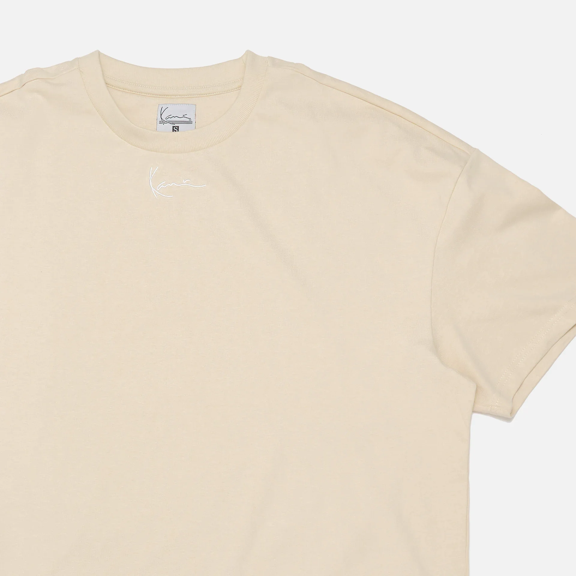 Karl Kani Small Signature Heavy Jersey Boxy T-Shirt Off White