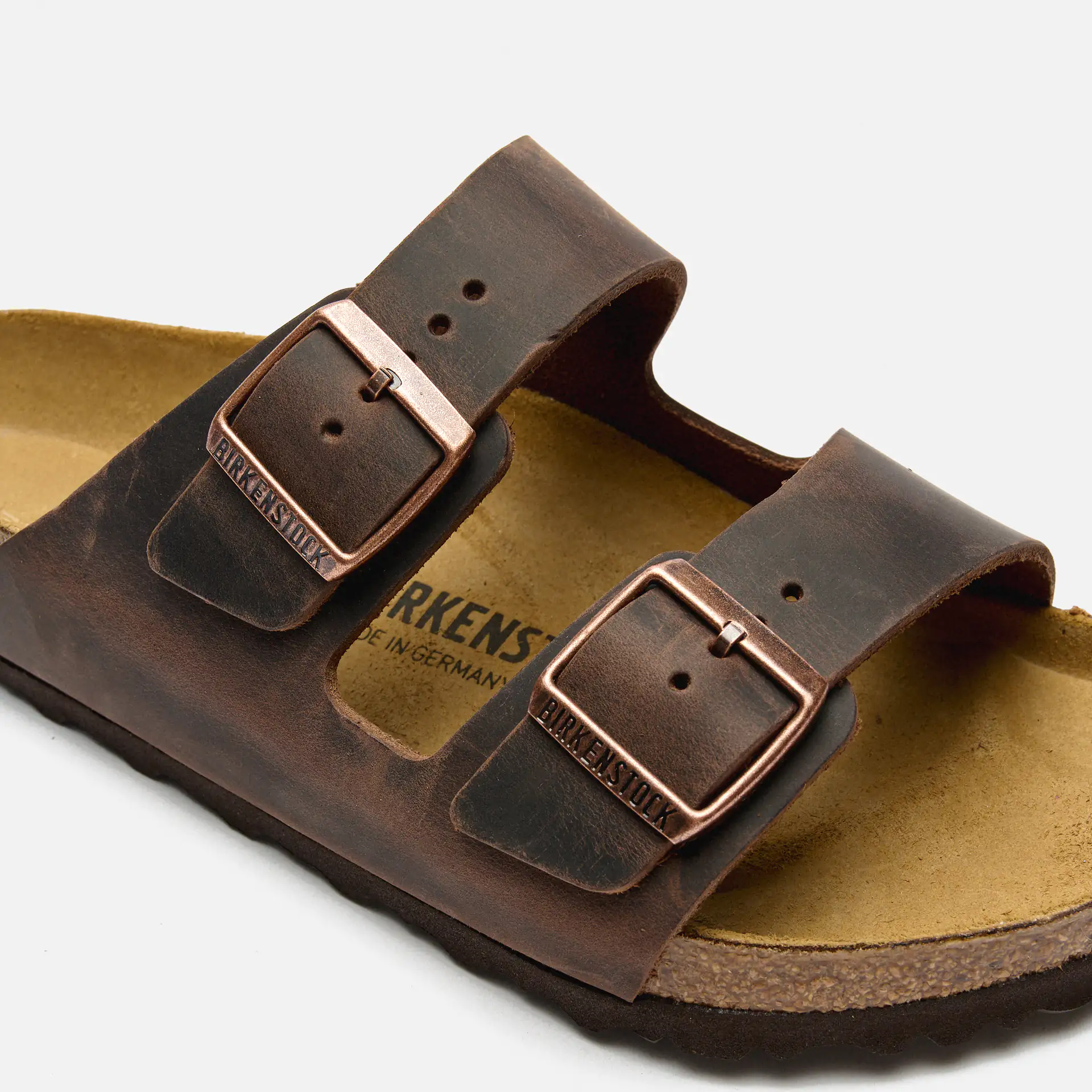 Birkenstock Arizona Oiled Leather Sandals Habana