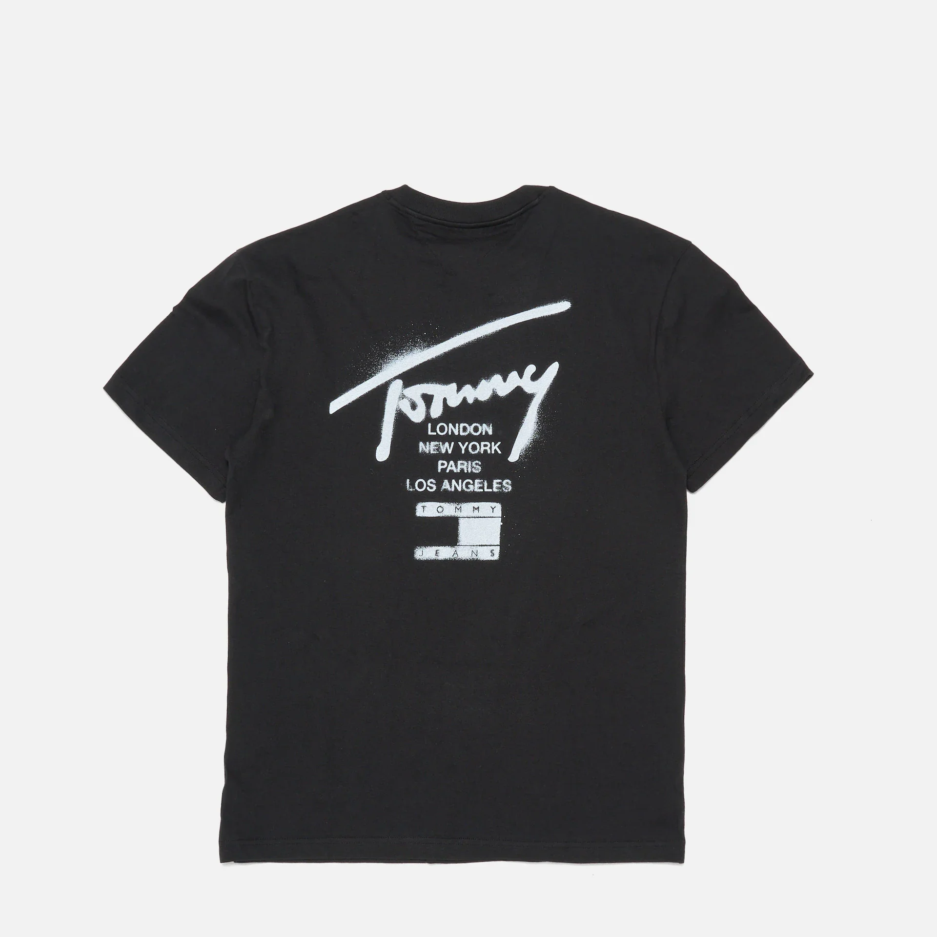 Tommy Jeans Classic Spray Signatur T-Shirt Black